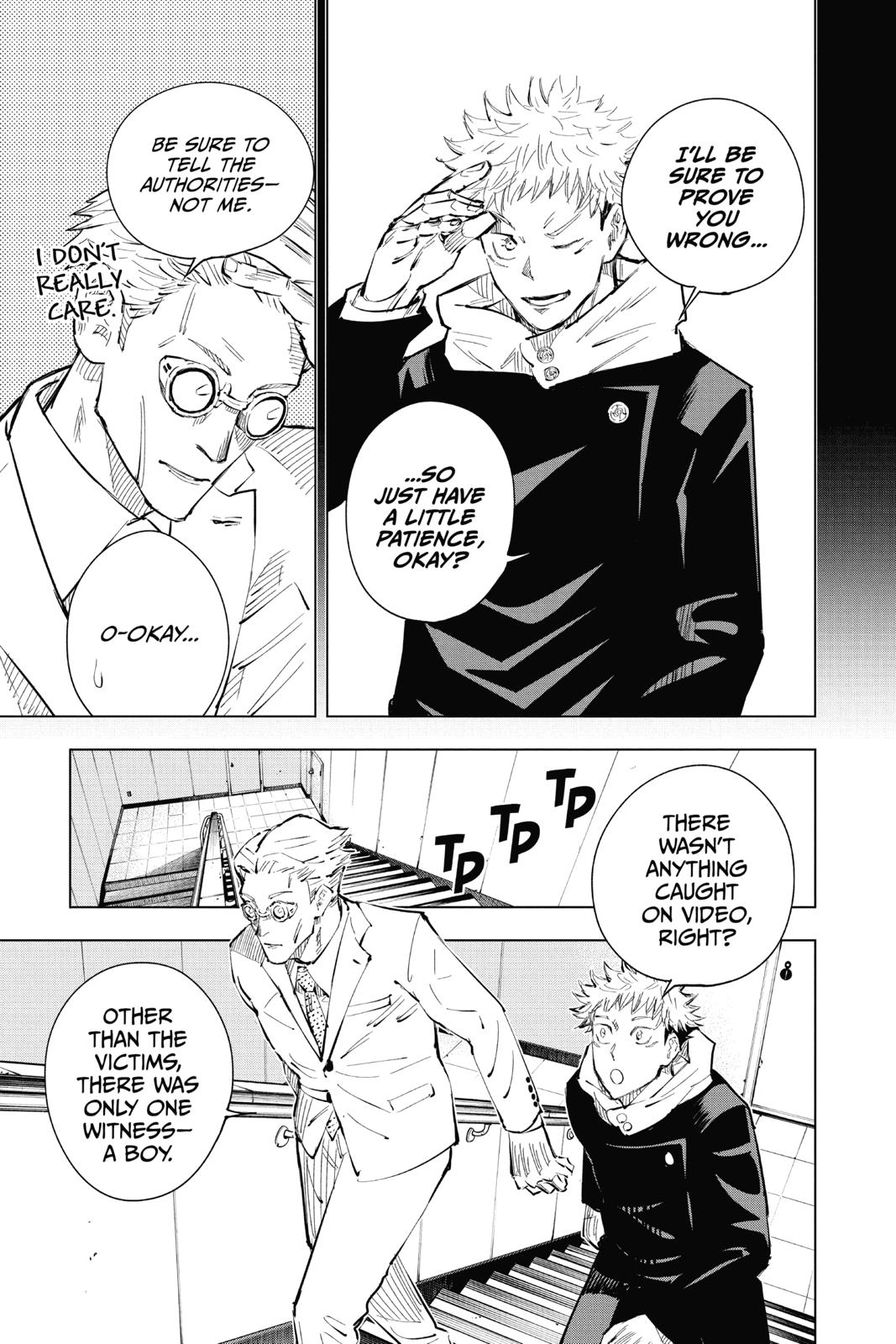 Jujutsu Kaisen Manga Chapter 19 page 15 - Young Fish and Reverse Punishment