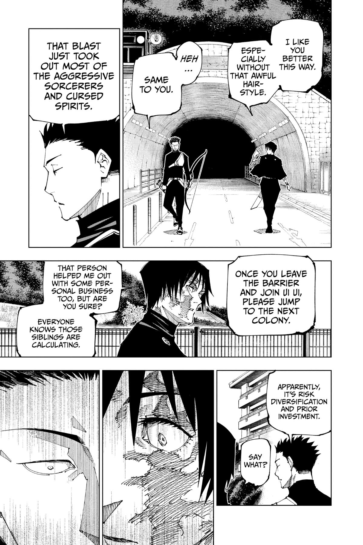 Jujutsu Kaisen Manga Chapter 190 page 16 - Tokyo No. 2 Colony, Part 9