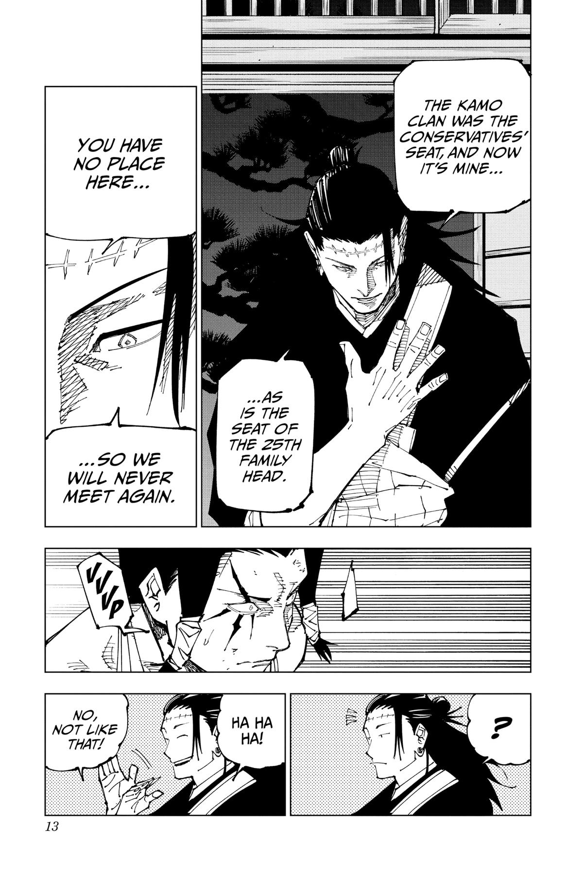 Jujutsu Kaisen Manga Chapter 191 page 13 - Sakurajima Colony, Part 1