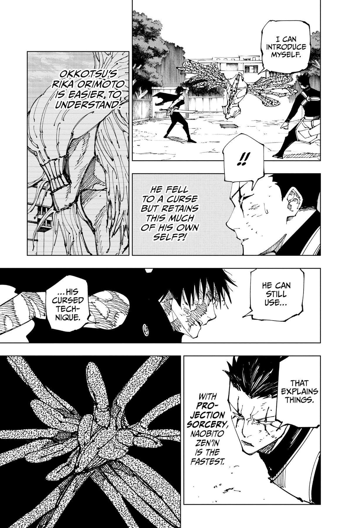 Jujutsu Kaisen Manga Chapter 193 page 7 - Sakurajima Colony, Part 3