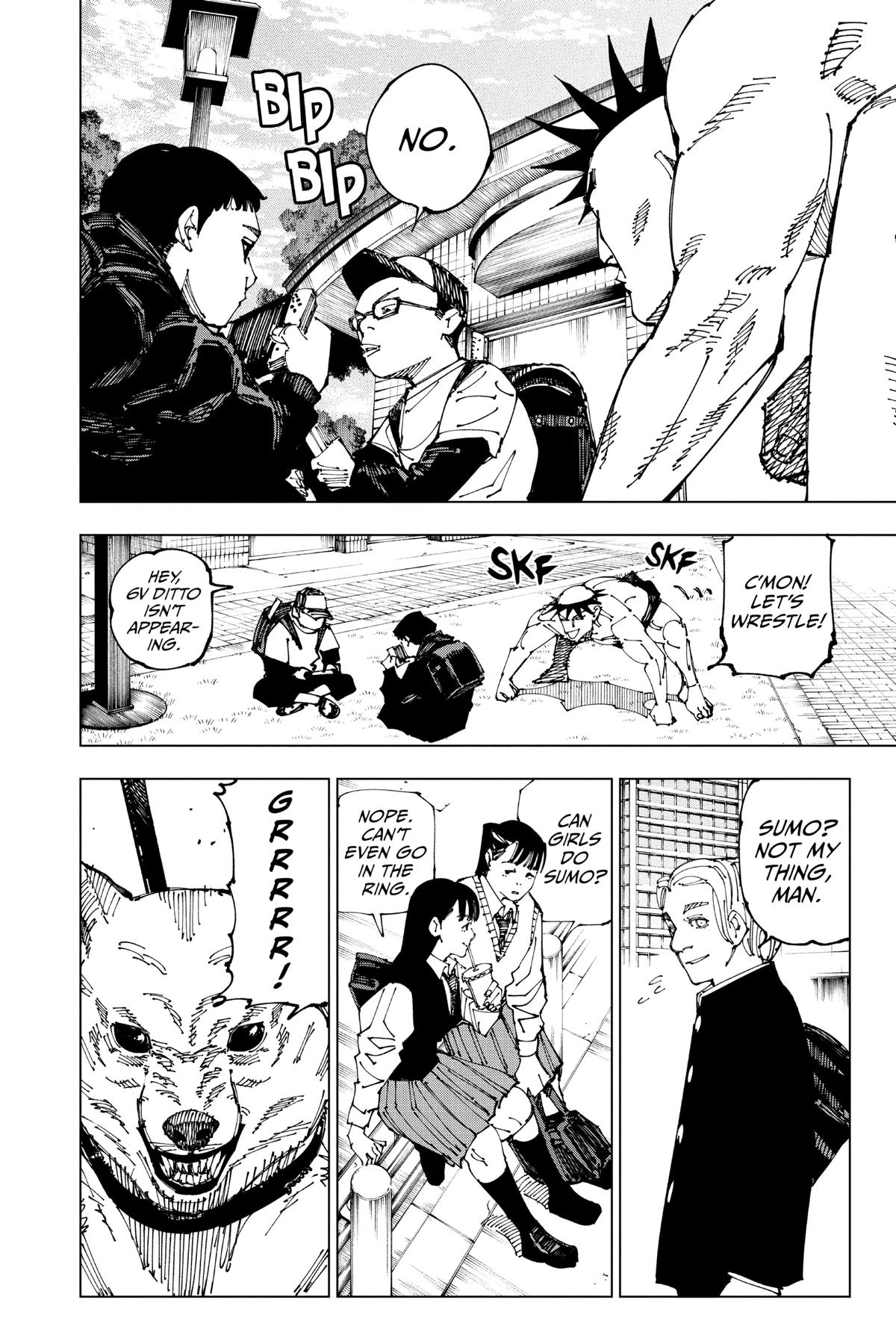 Jujutsu Kaisen Manga Chapter 195 page 4 - Sakurajima Colony, Part 5