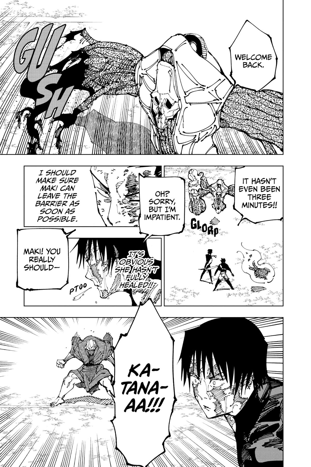 Jujutsu Kaisen Manga Chapter 195 page 9 - Sakurajima Colony, Part 5