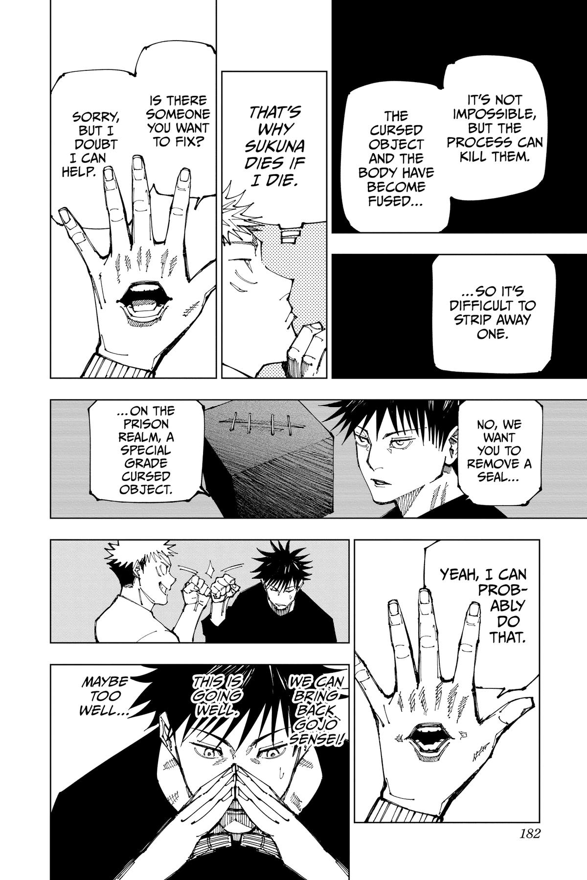 Jujutsu Kaisen Manga Chapter 199 page 16 - Resentful Names