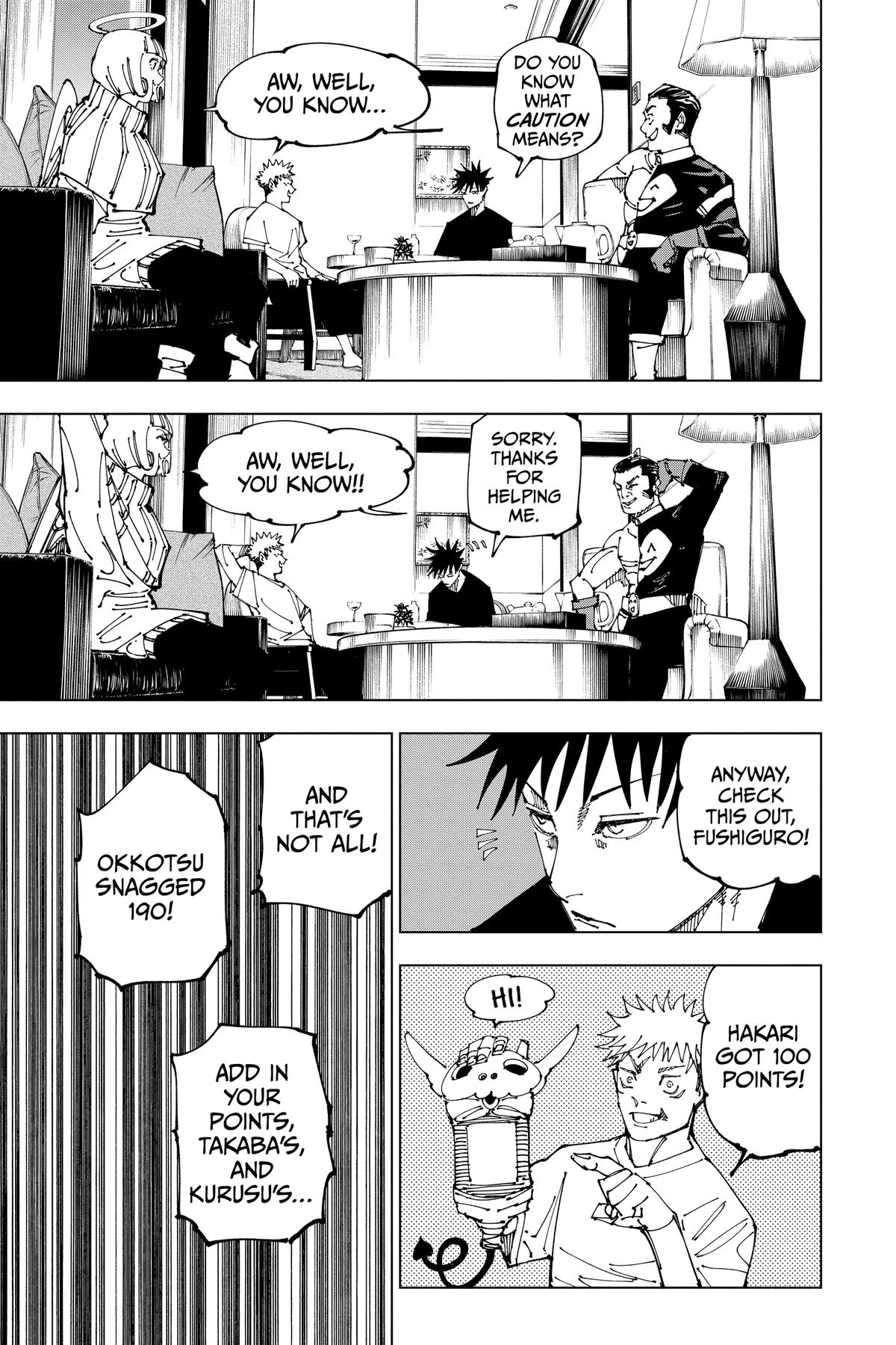 Jujutsu Kaisen Manga Chapter 199 page 9 - Resentful Names