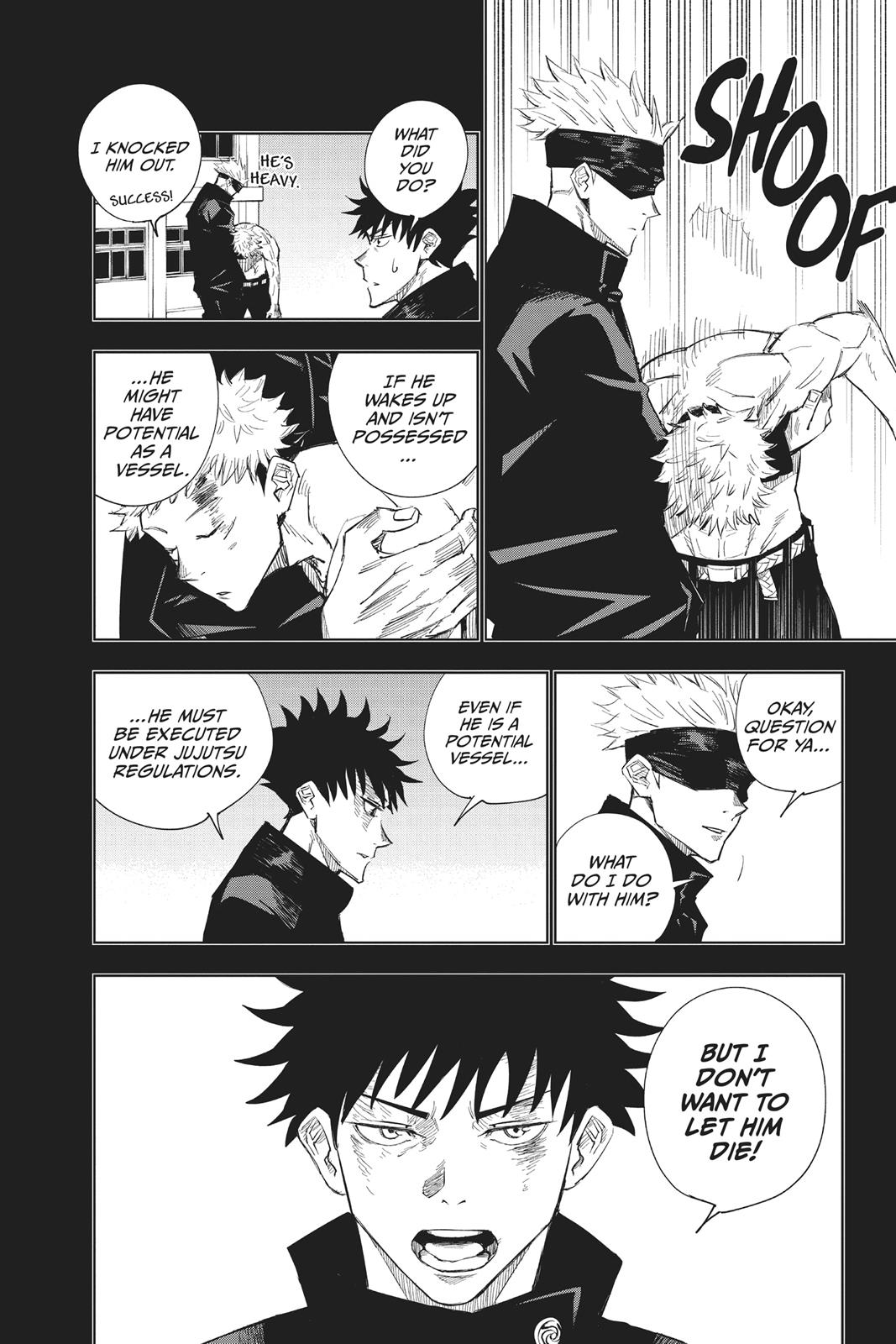 Jujutsu Kaisen Manga Chapter 2 page 12 - Secret Execution