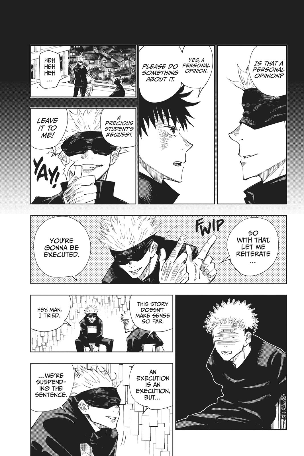 Jujutsu Kaisen Manga Chapter 2 page 13 - Secret Execution