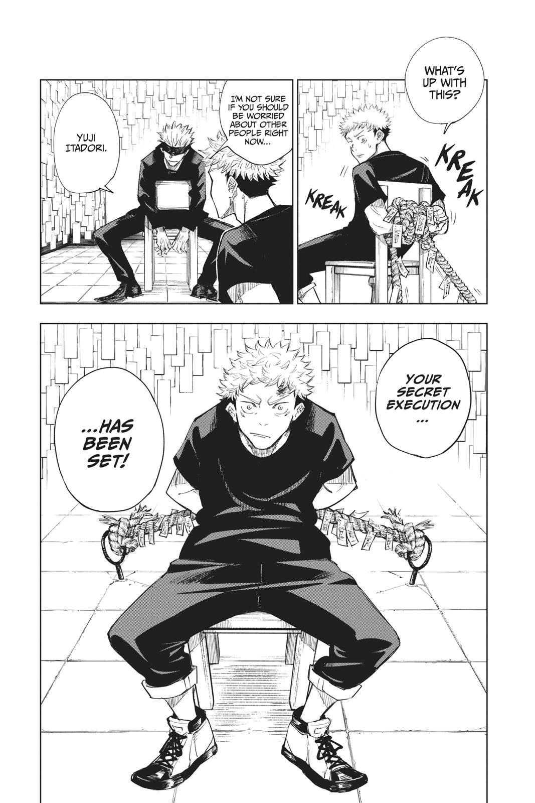 Jujutsu Kaisen Manga Chapter 2 page 3 - Secret Execution