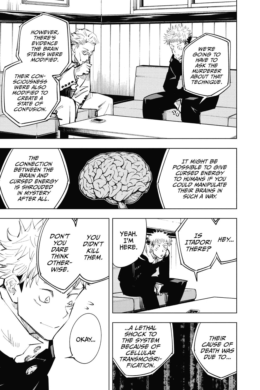 Jujutsu Kaisen Manga Chapter 20 page 13 - Young Fish and Reverse Punishment, Part 2