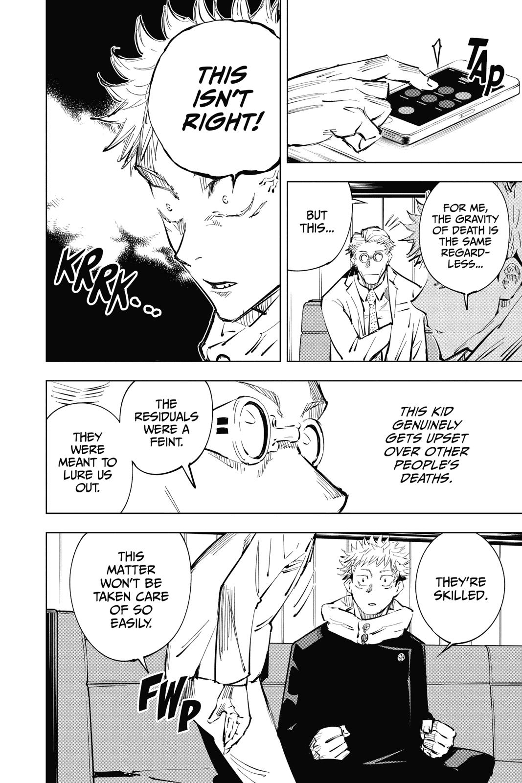 Jujutsu Kaisen Manga Chapter 20 page 14 - Young Fish and Reverse Punishment, Part 2