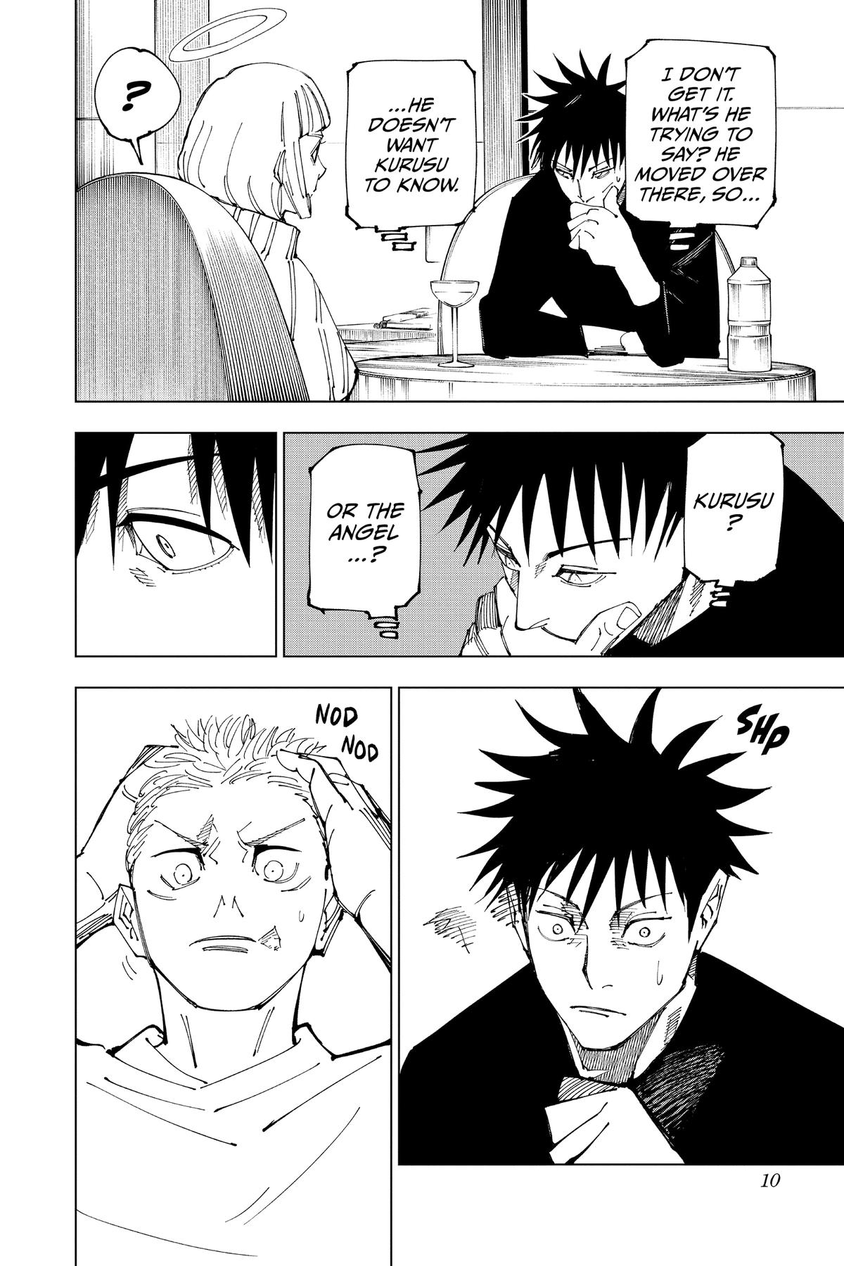 Jujutsu Kaisen Manga Chapter 200 page 10 - Direct Talks, Part 1