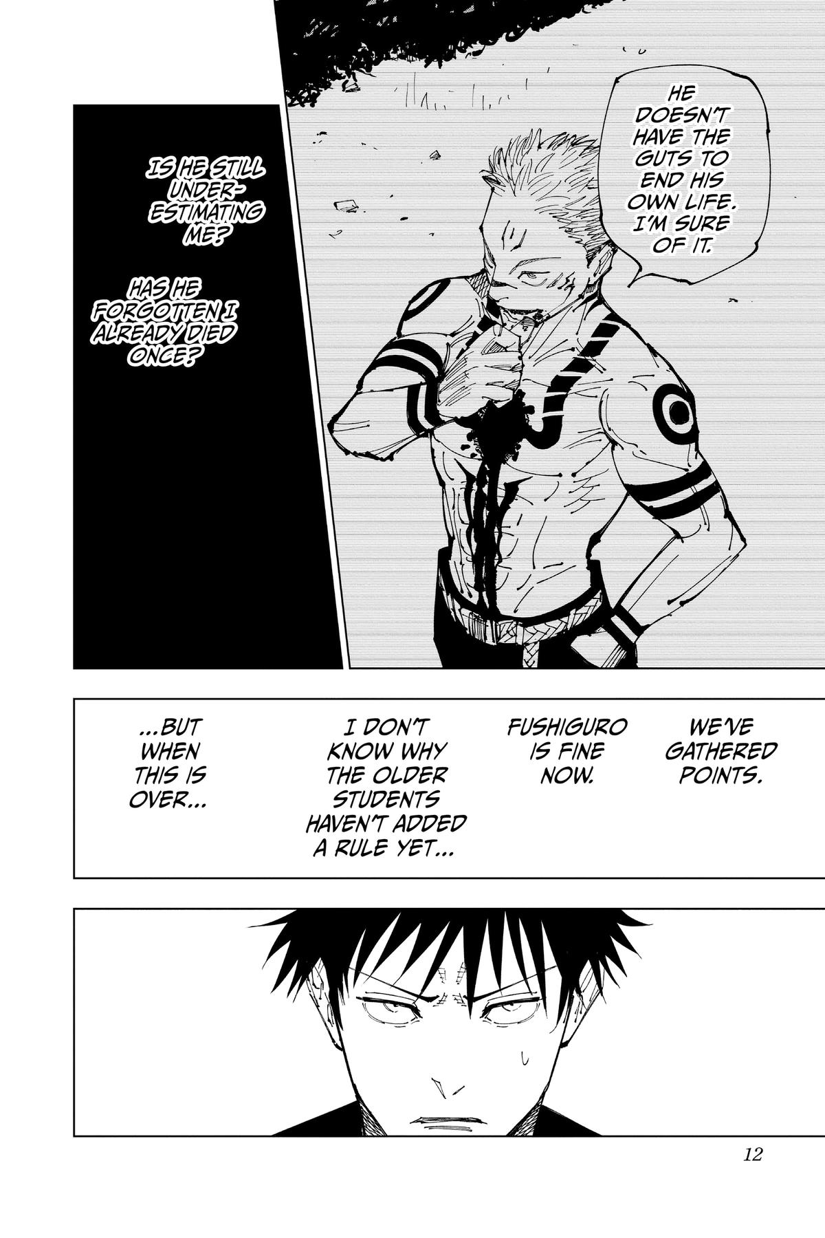 Jujutsu Kaisen Manga Chapter 200 page 12 - Direct Talks, Part 1
