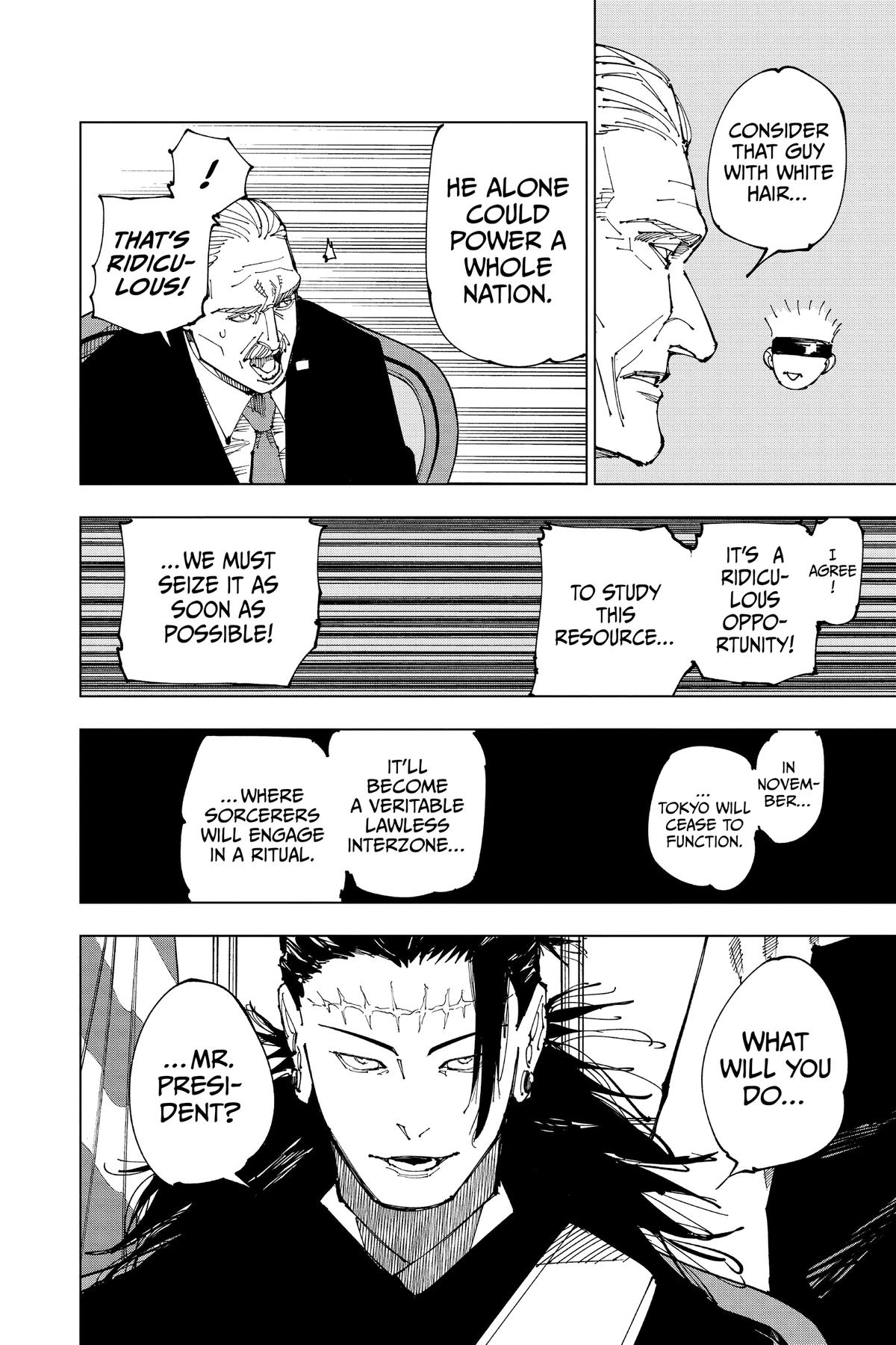 Jujutsu Kaisen Manga Chapter 200 page 24 - Direct Talks, Part 1