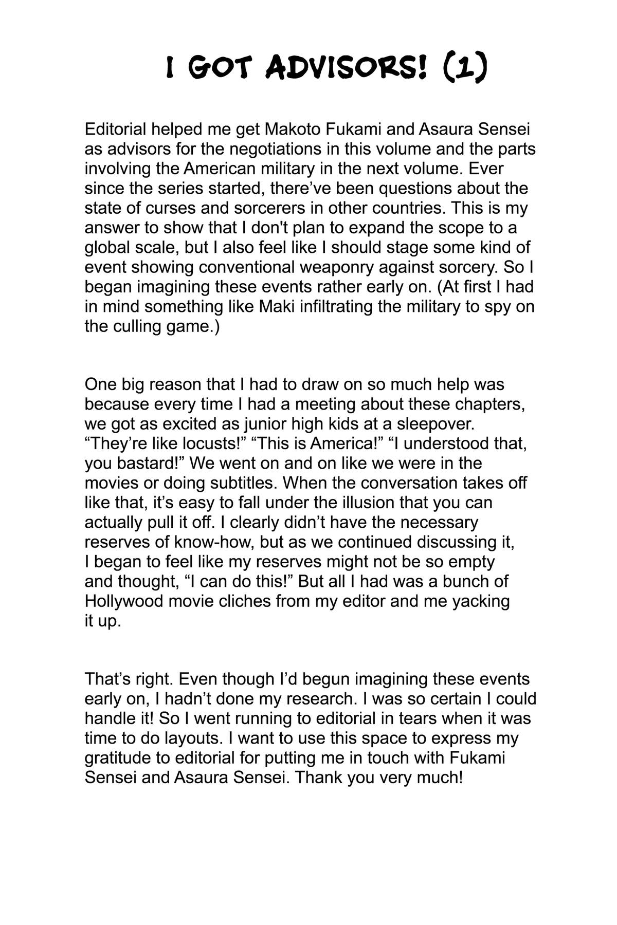 Jujutsu Kaisen Manga Chapter 200 page 26 - Direct Talks, Part 1