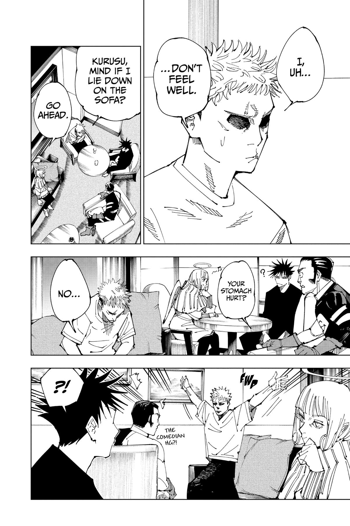 Jujutsu Kaisen Manga Chapter 200 page 8 - Direct Talks, Part 1