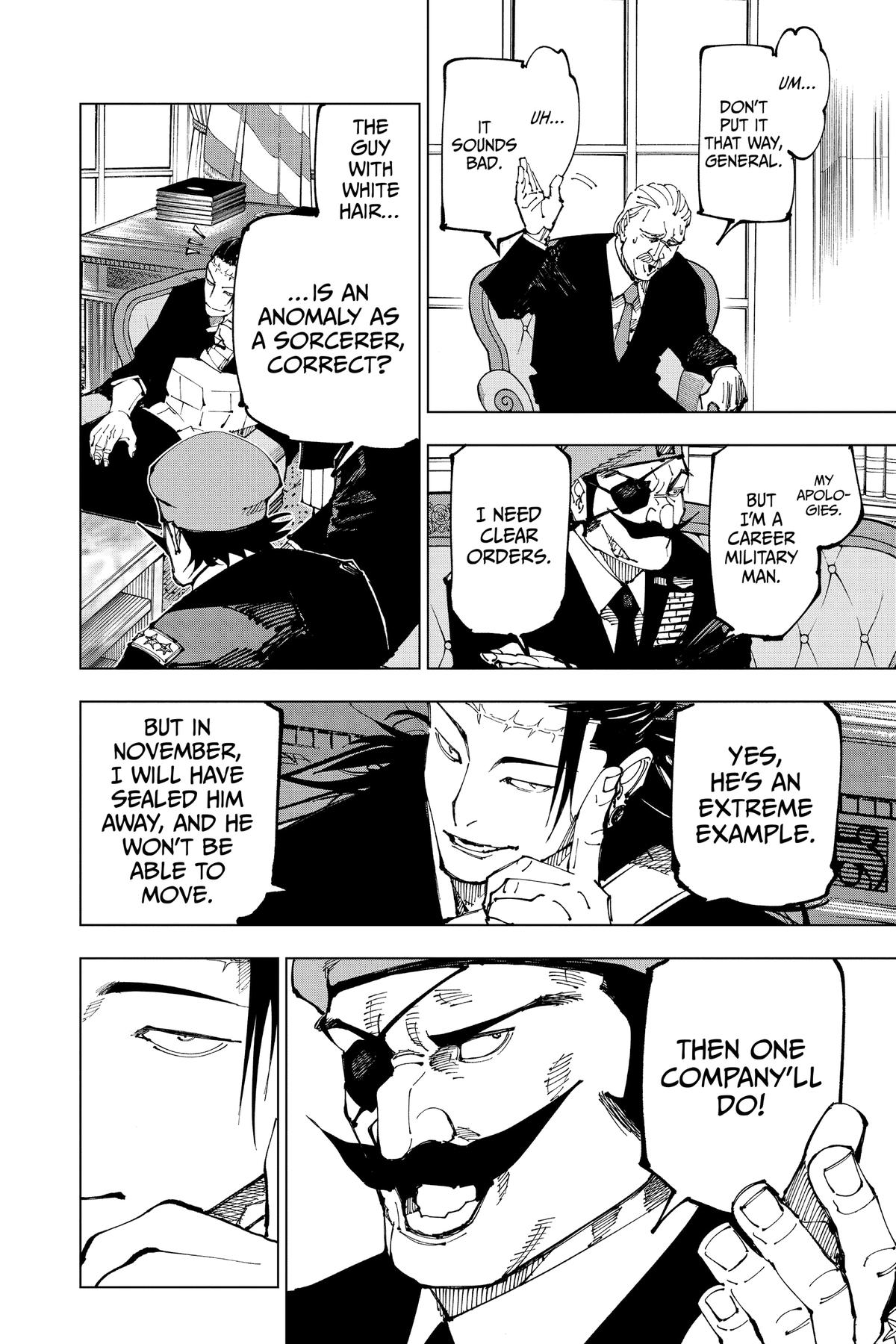 Jujutsu Kaisen Manga Chapter 201 page 6 - Direct Talks, Part 2