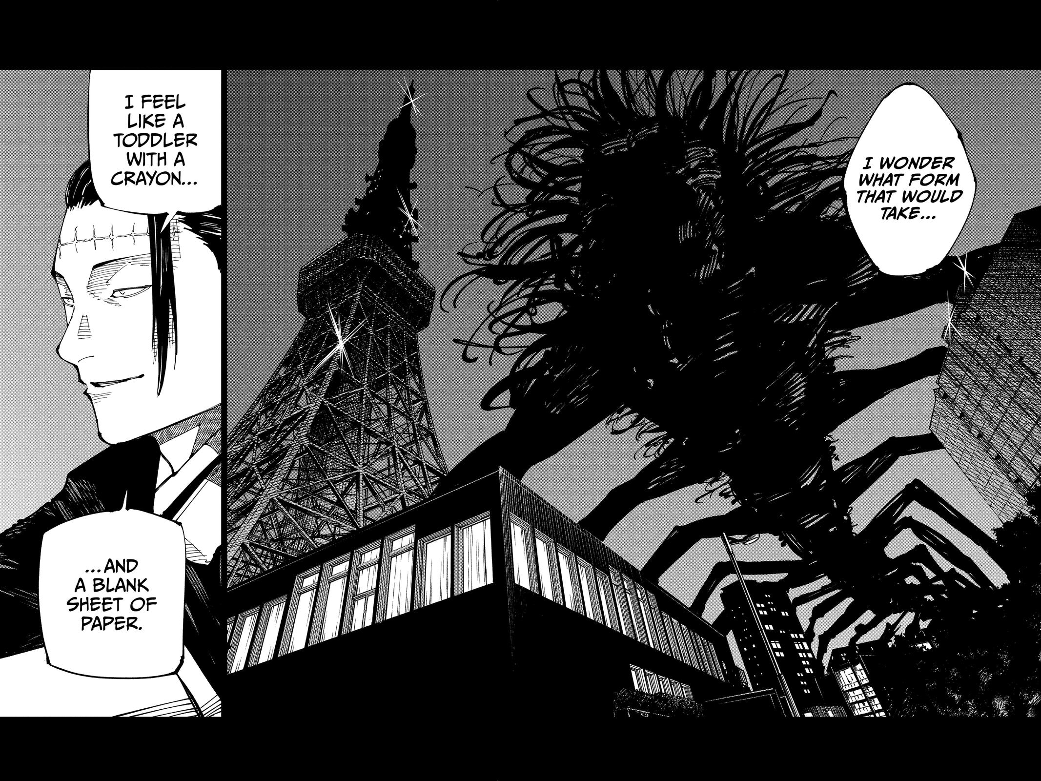 Jujutsu Kaisen Manga Chapter 202 page 15 - Blood and Oil