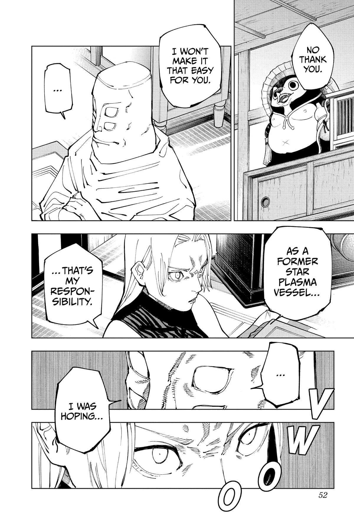 Jujutsu Kaisen Manga Chapter 202 page 6 - Blood and Oil