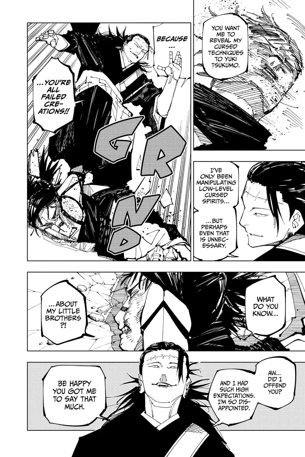 Jujutsu Kaisen Manga Chapter 203 page 11 - Blood and Oil, Part 2