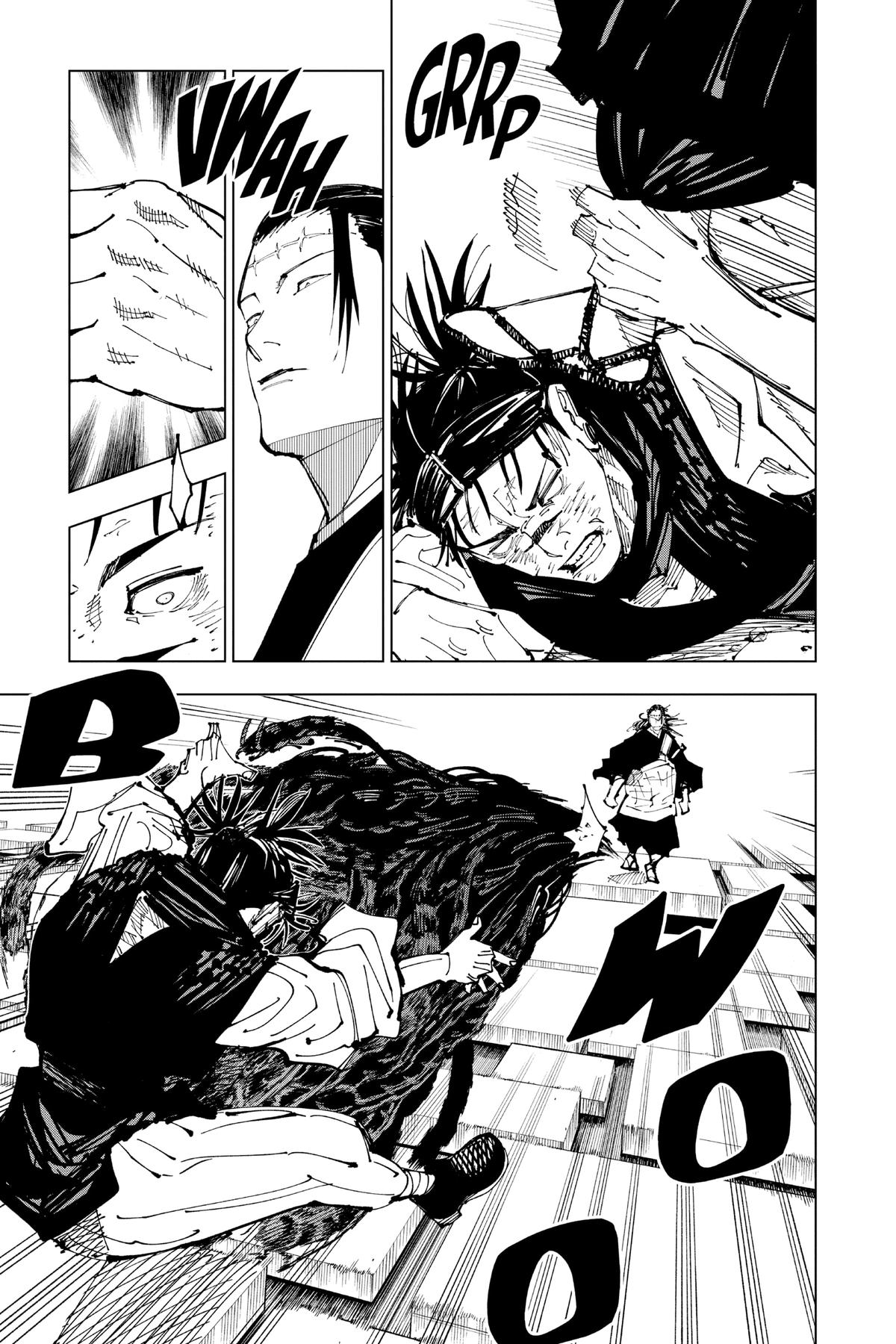 Jujutsu Kaisen Manga Chapter 203 page 12 - Blood and Oil, Part 2