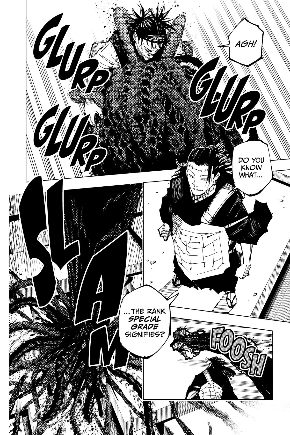 Jujutsu Kaisen Manga Chapter 203 page 13 - Blood and Oil, Part 2