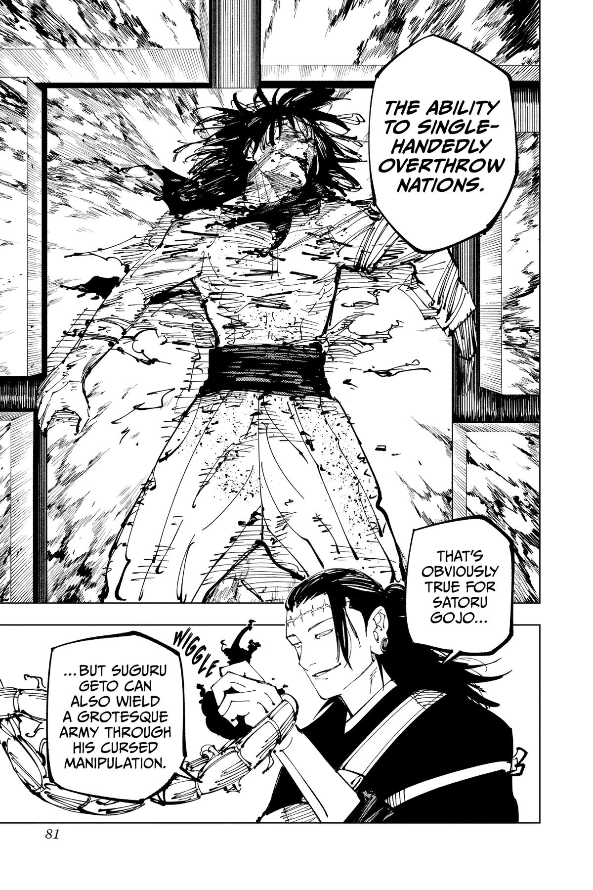 Jujutsu Kaisen Manga Chapter 203 page 14 - Blood and Oil, Part 2