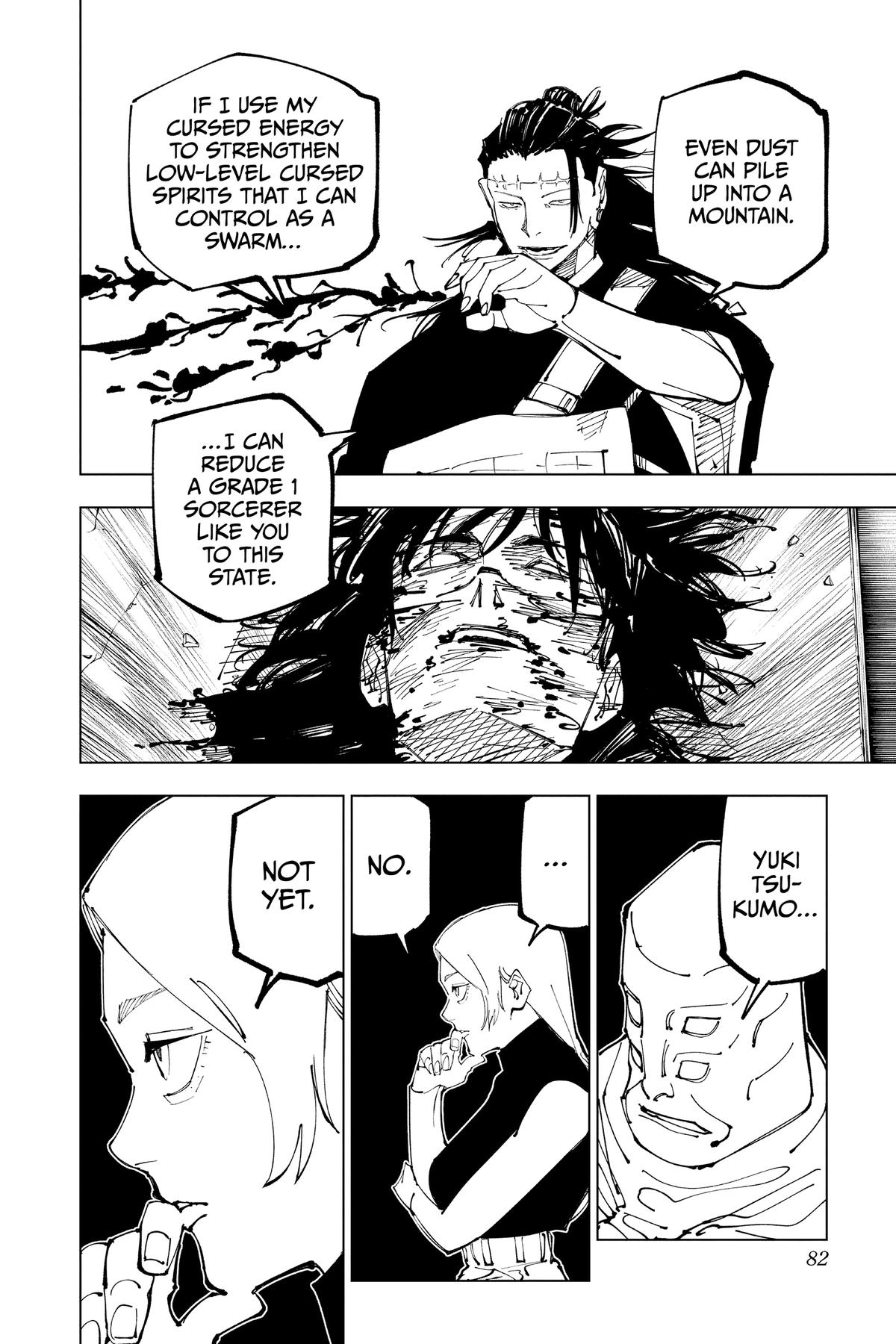 Jujutsu Kaisen Manga Chapter 203 page 15 - Blood and Oil, Part 2