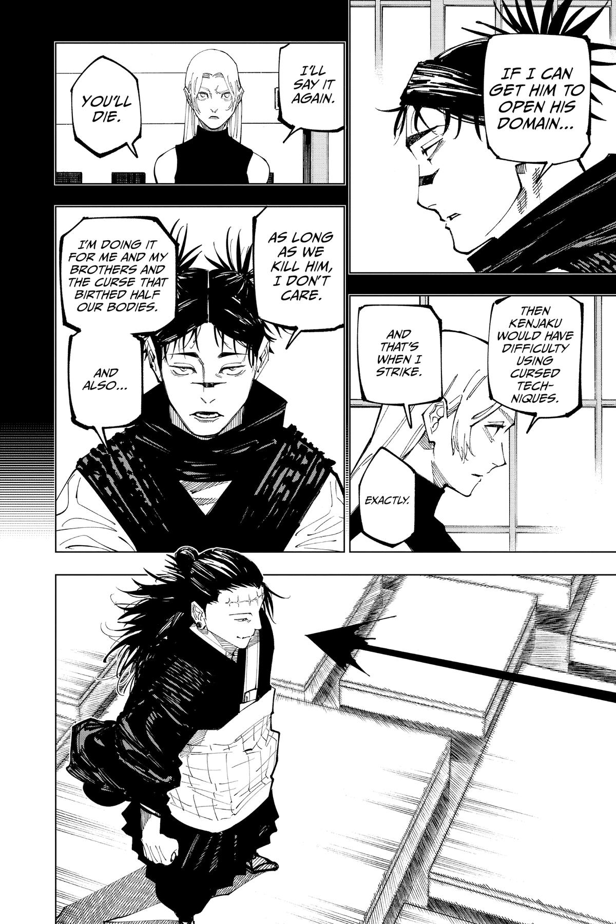 Jujutsu Kaisen Manga Chapter 203 page 2 - Blood and Oil, Part 2