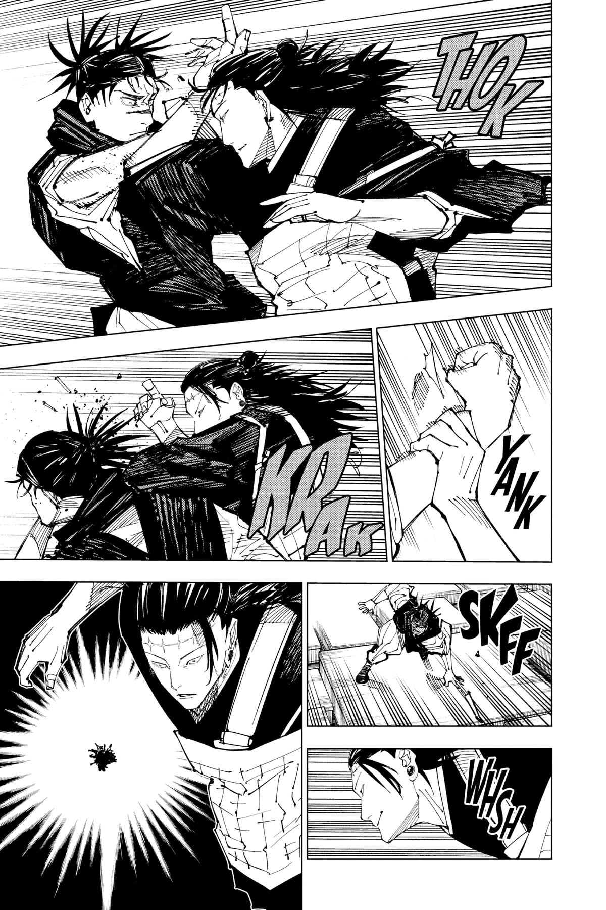 Jujutsu Kaisen Manga Chapter 203 page 6 - Blood and Oil, Part 2