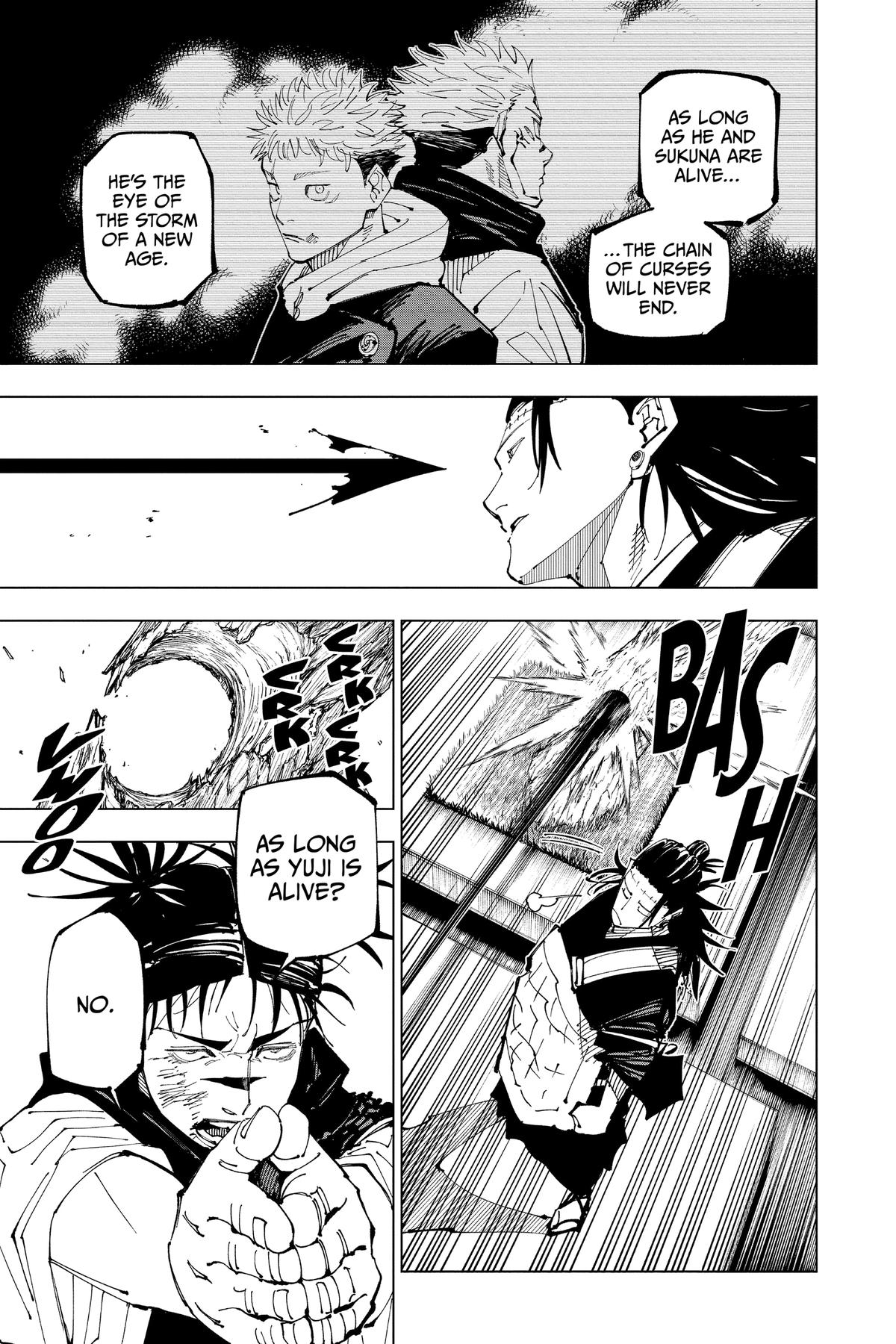 Jujutsu Kaisen Manga Chapter 203 page 8 - Blood and Oil, Part 2