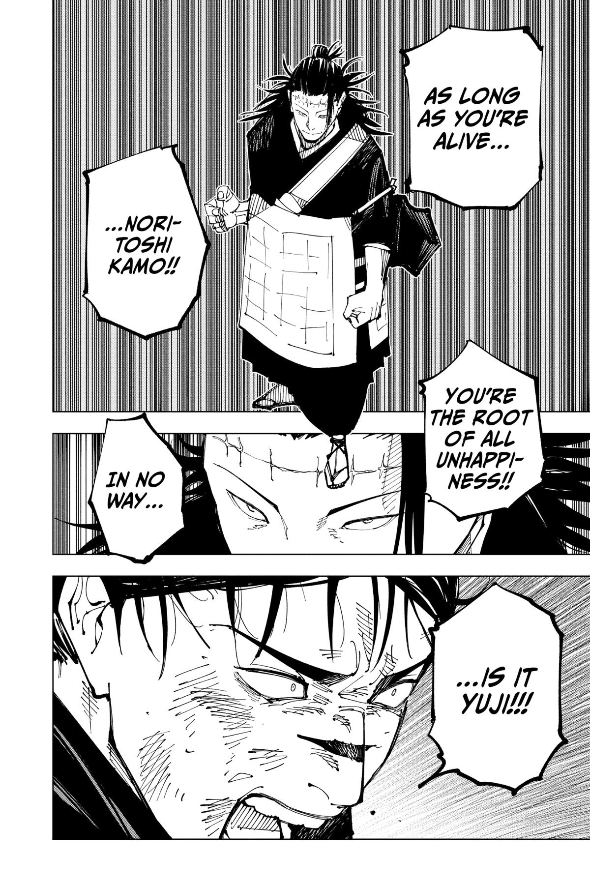 Jujutsu Kaisen Manga Chapter 203 page 9 - Blood and Oil, Part 2