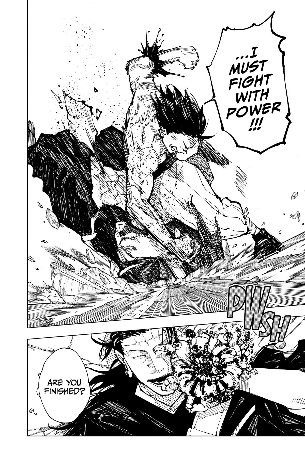 Jujutsu Kaisen Manga Chapter 204 page 13 - Blood and Oil, Part 3