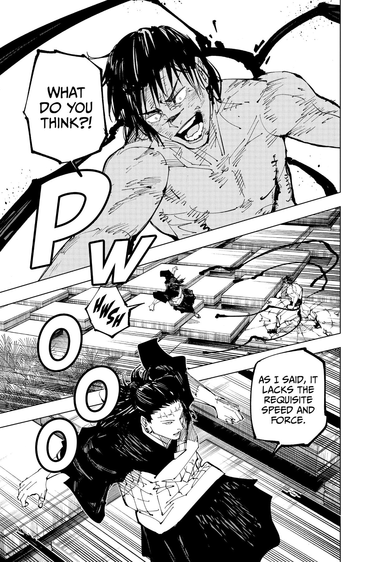 Jujutsu Kaisen Manga Chapter 204 page 14 - Blood and Oil, Part 3