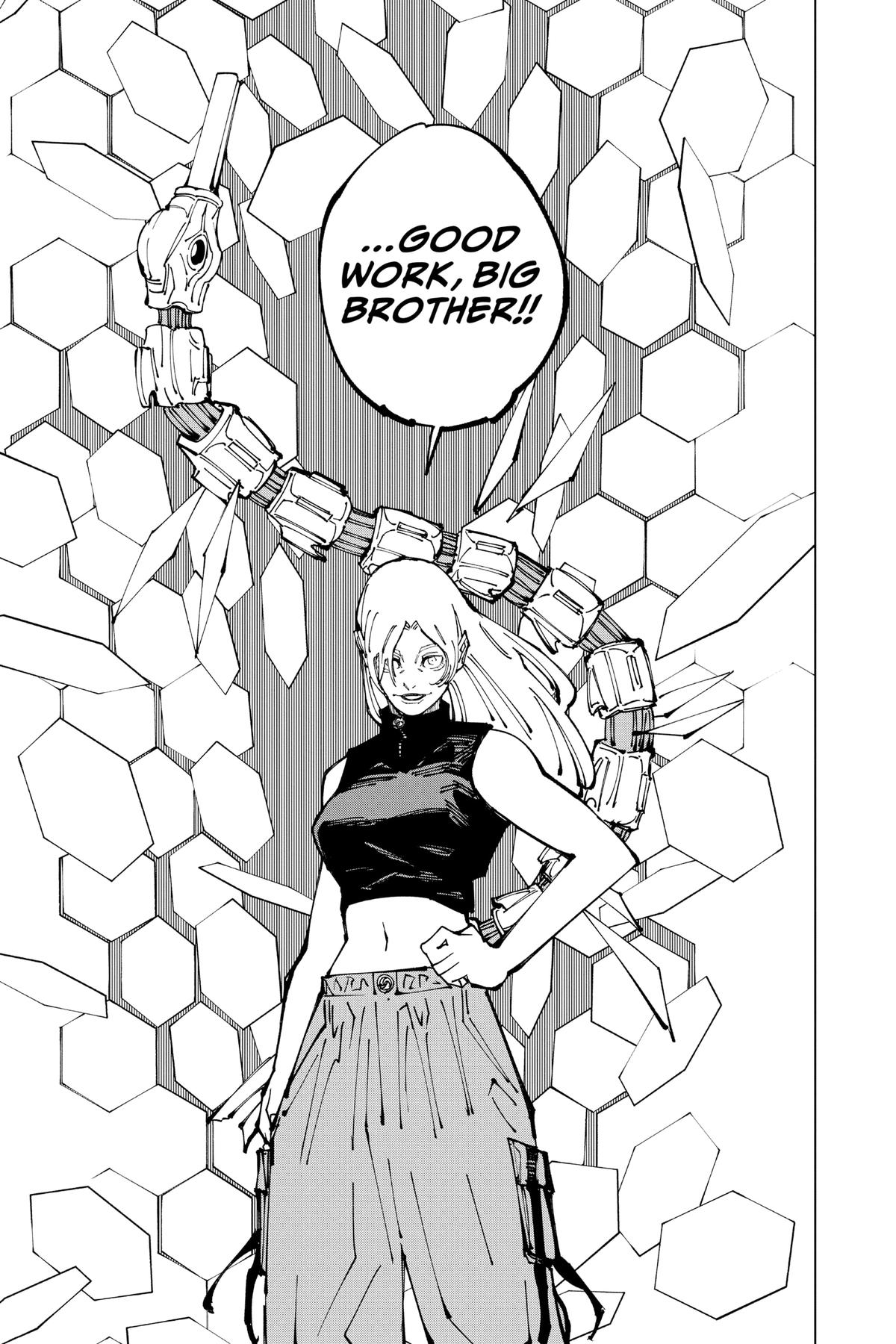 Jujutsu Kaisen Manga Chapter 204 page 18 - Blood and Oil, Part 3