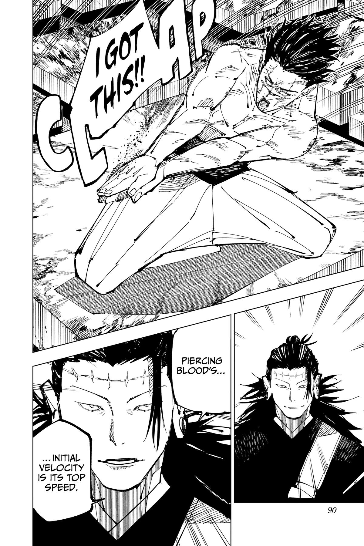 Jujutsu Kaisen Manga Chapter 204 page 4 - Blood and Oil, Part 3