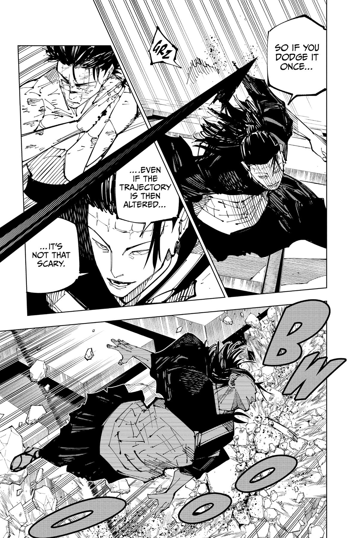 Jujutsu Kaisen Manga Chapter 204 page 5 - Blood and Oil, Part 3