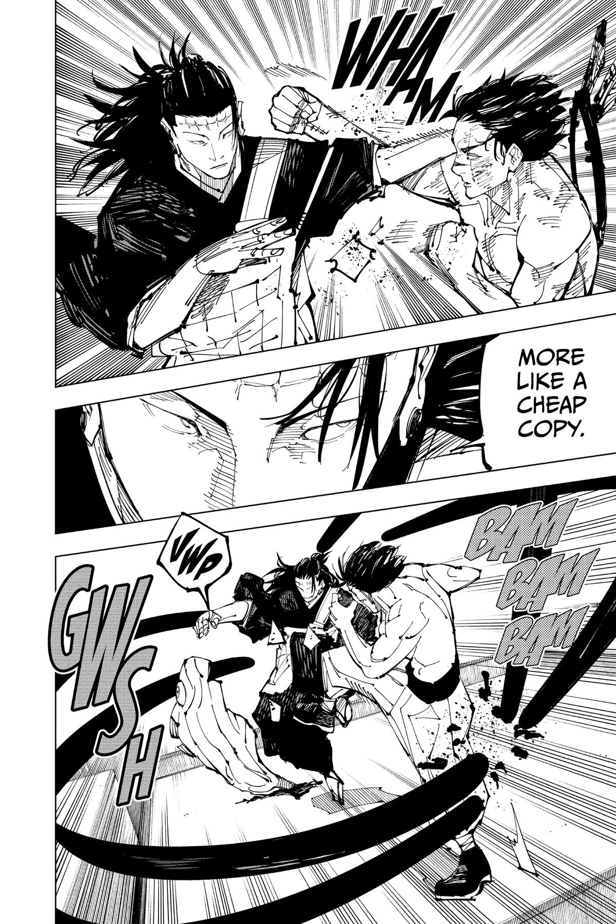 Jujutsu Kaisen Manga Chapter 204 page 8 - Blood and Oil, Part 3
