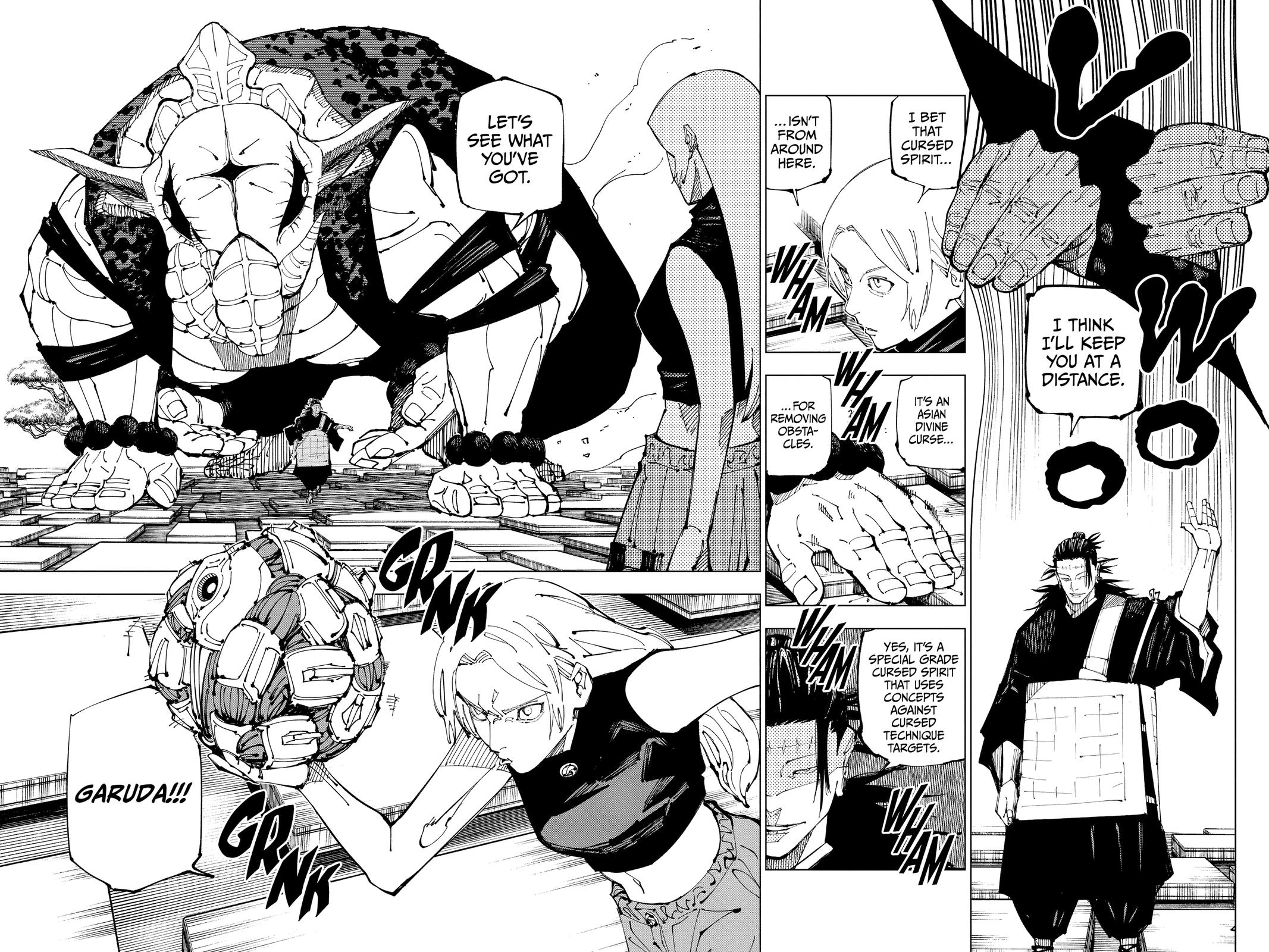 Jujutsu Kaisen Manga Chapter 205 page 4 - Stars and Oil