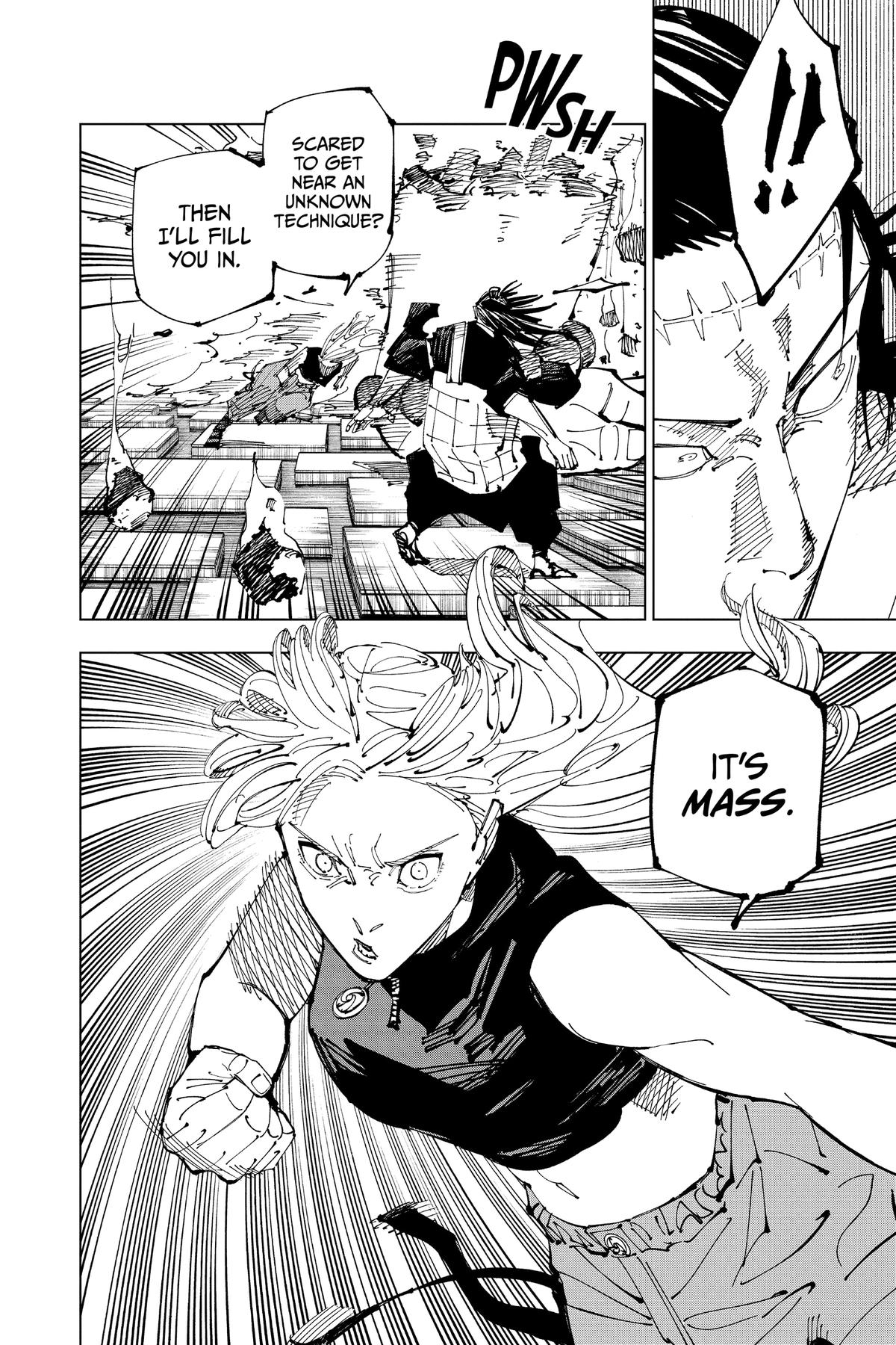 Jujutsu Kaisen Manga Chapter 205 page 6 - Stars and Oil