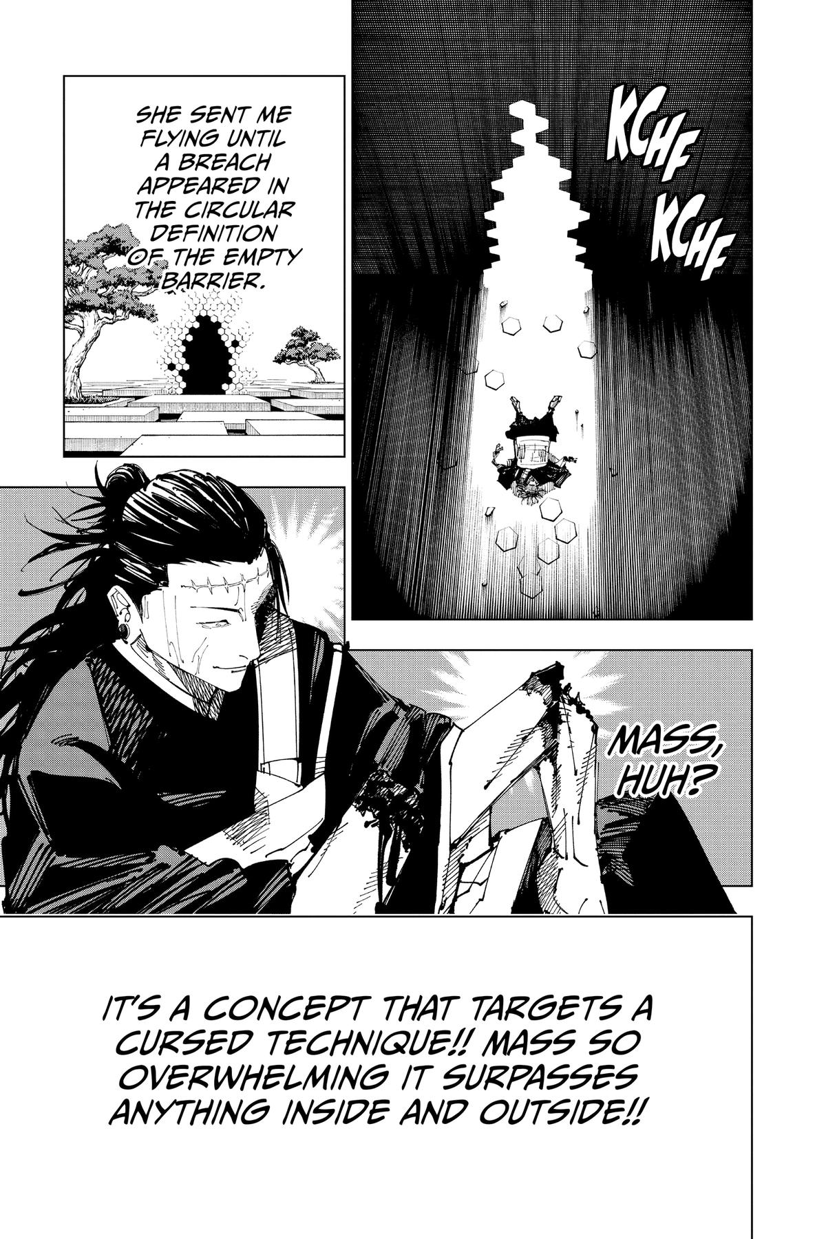 Jujutsu Kaisen Manga Chapter 205 page 9 - Stars and Oil