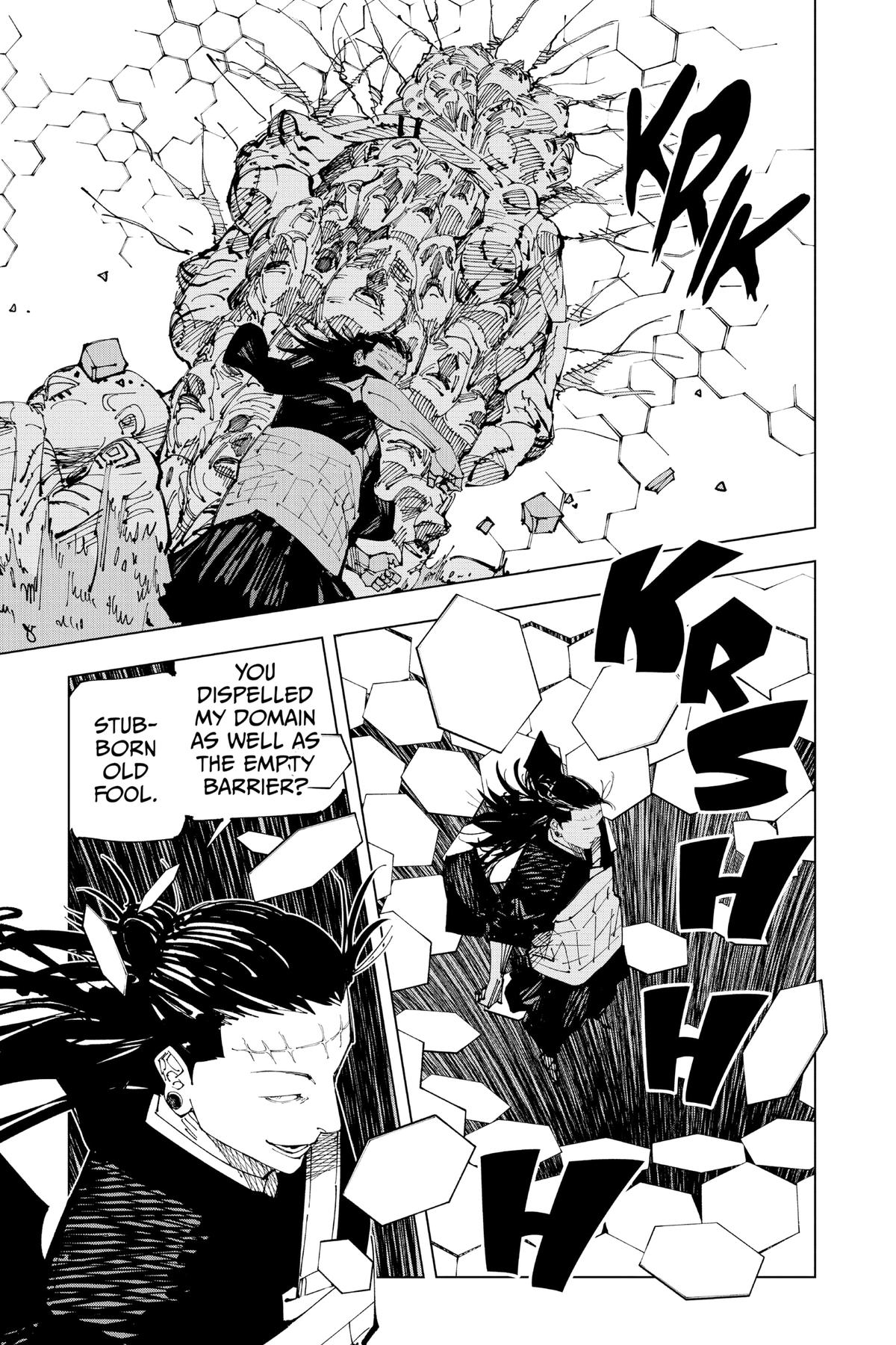 Jujutsu Kaisen Manga Chapter 206 page 11 - Stars and Oil, Part 2