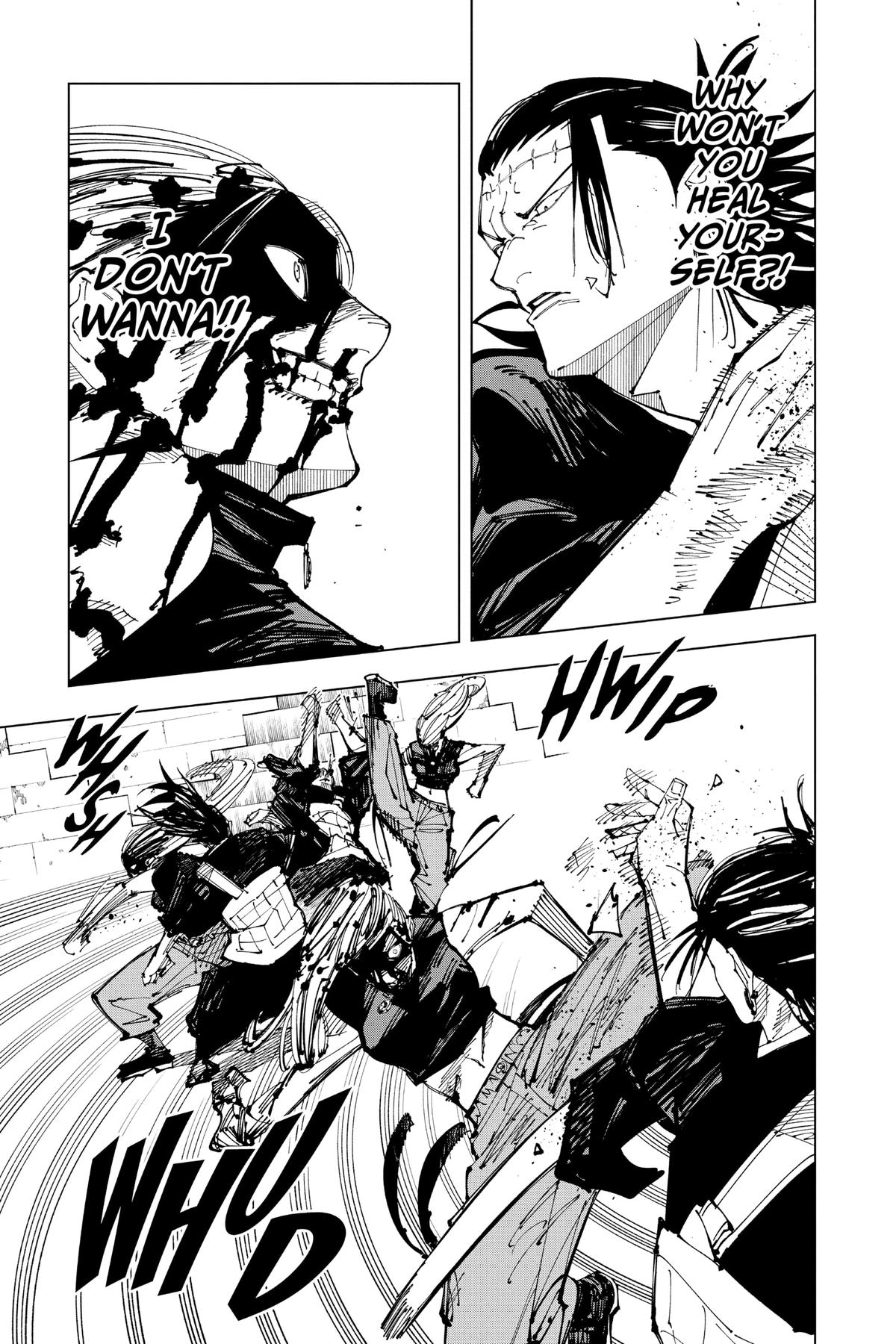 Jujutsu Kaisen Manga Chapter 206 page 17 - Stars and Oil, Part 2