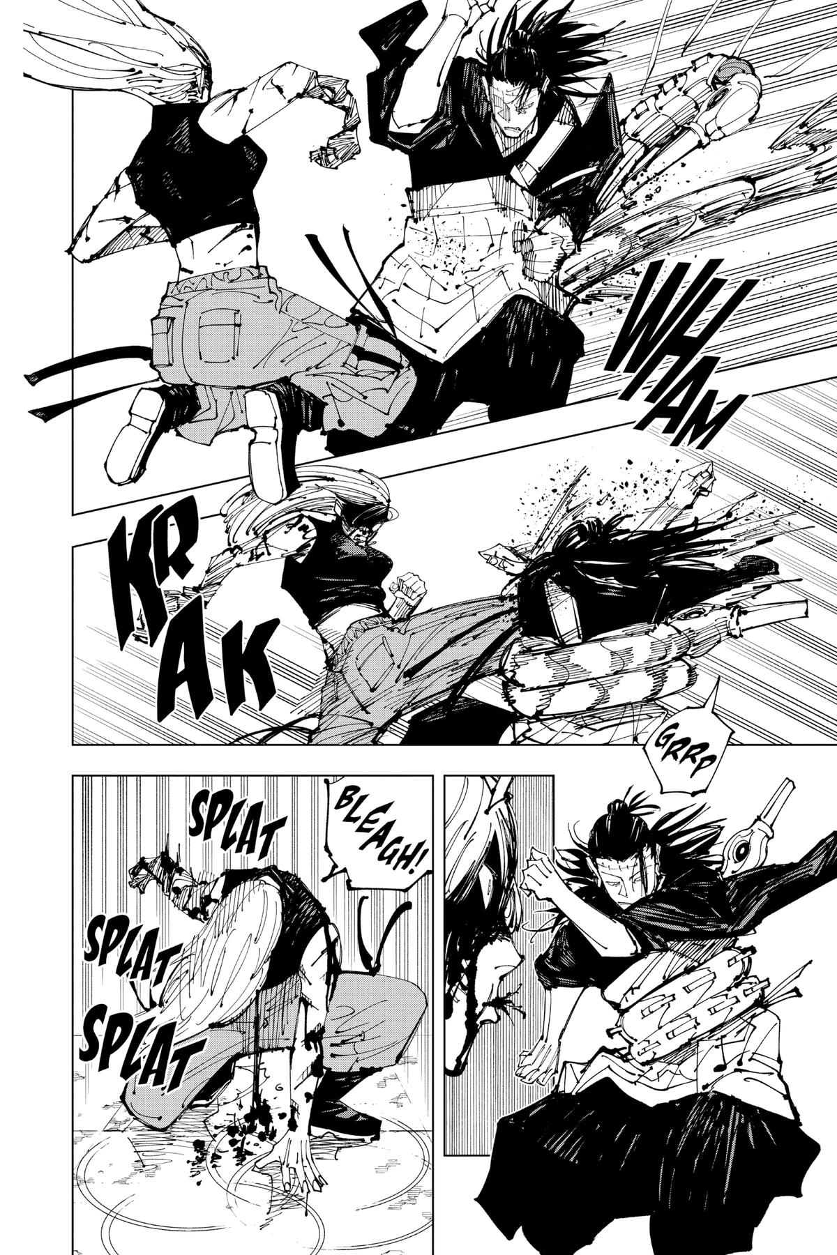 Jujutsu Kaisen Manga Chapter 206 page 18 - Stars and Oil, Part 2