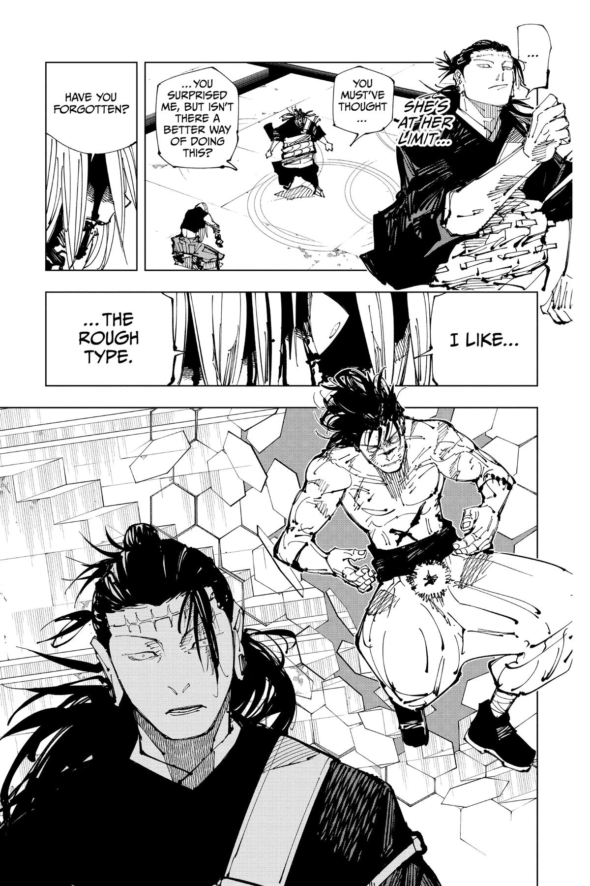 Jujutsu Kaisen Manga Chapter 206 page 19 - Stars and Oil, Part 2