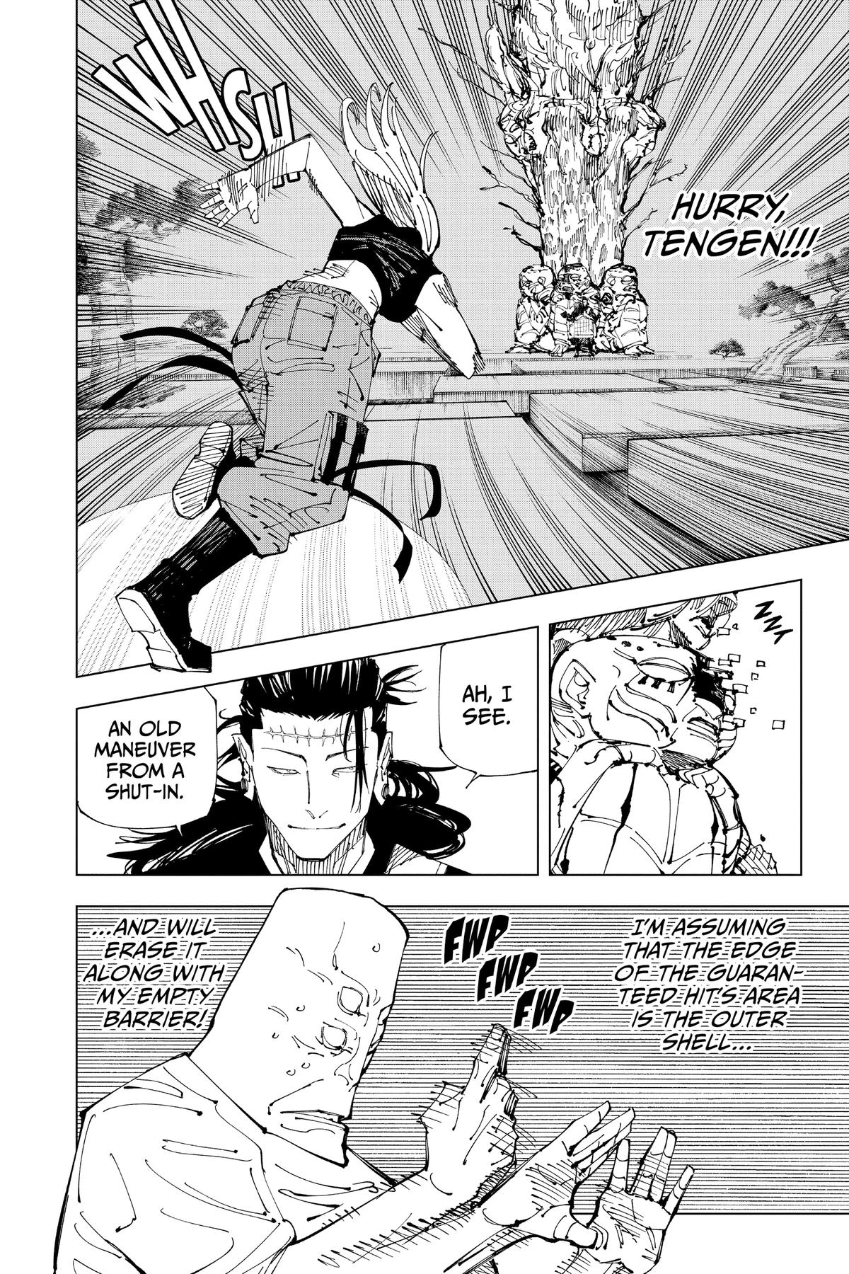 Jujutsu Kaisen Manga Chapter 206 page 8 - Stars and Oil, Part 2