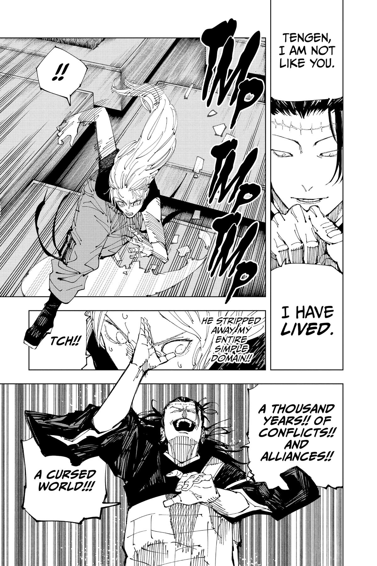 Jujutsu Kaisen Manga Chapter 206 page 9 - Stars and Oil, Part 2