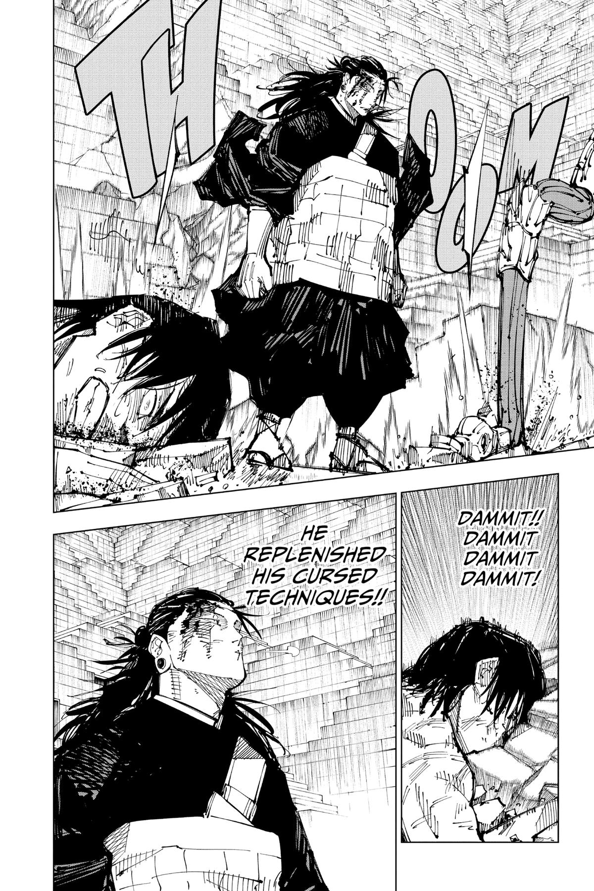 Jujutsu Kaisen Manga Chapter 207 page 12 - Stars and Oil, Part 3