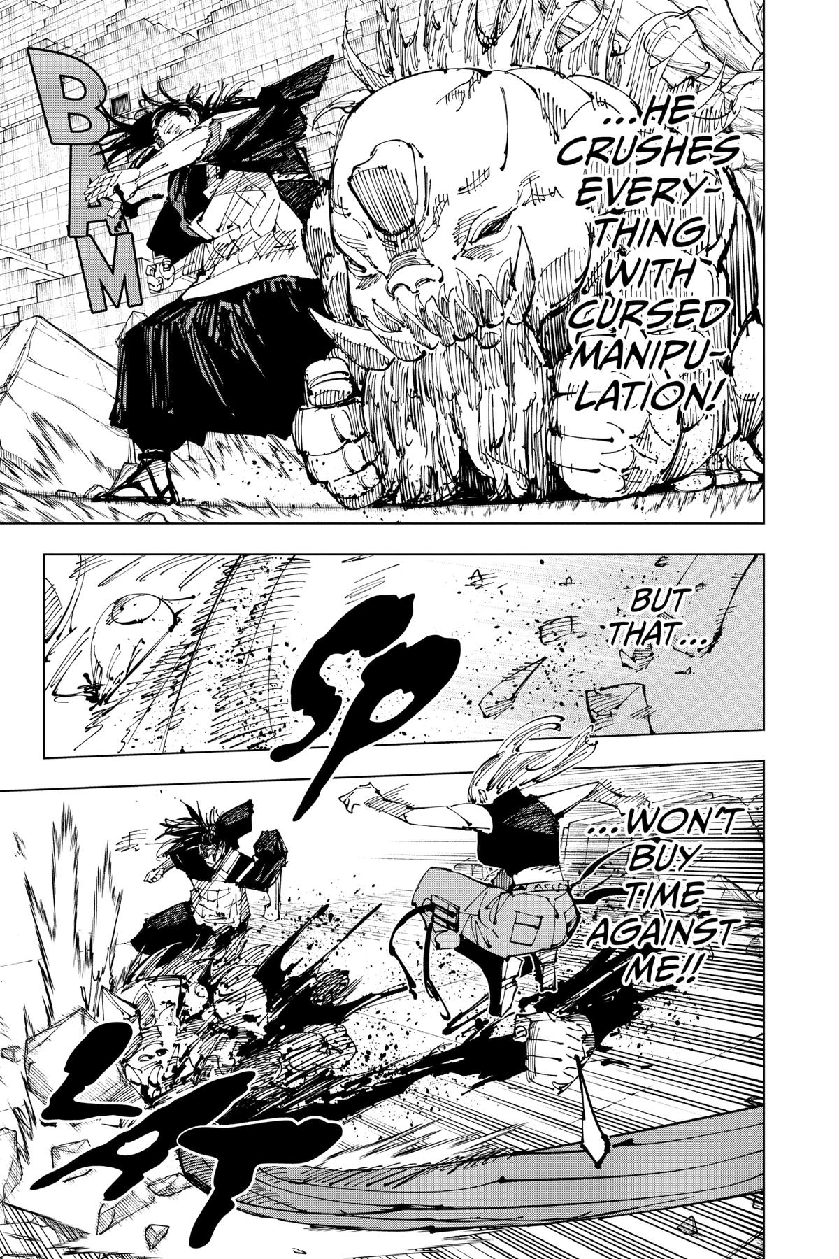 Jujutsu Kaisen Manga Chapter 207 page 15 - Stars and Oil, Part 3