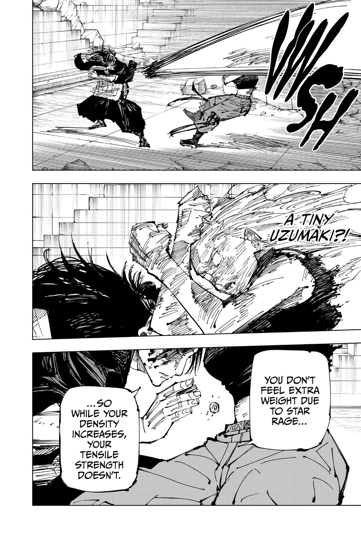 Jujutsu Kaisen Manga Chapter 207 page 18 - Stars and Oil, Part 3
