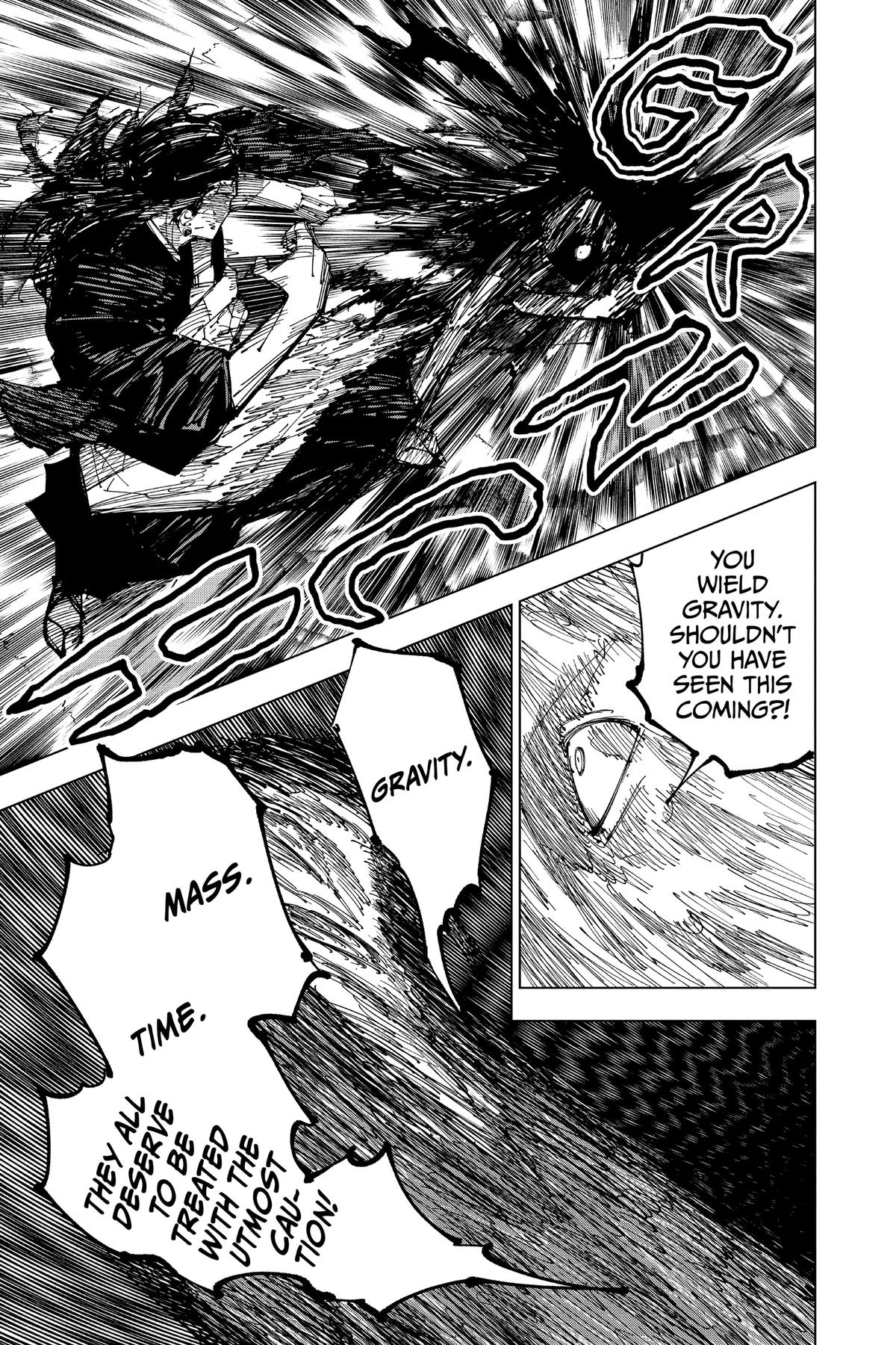 Jujutsu Kaisen Manga Chapter 208 page 13 - Stars and Oil, Part 4