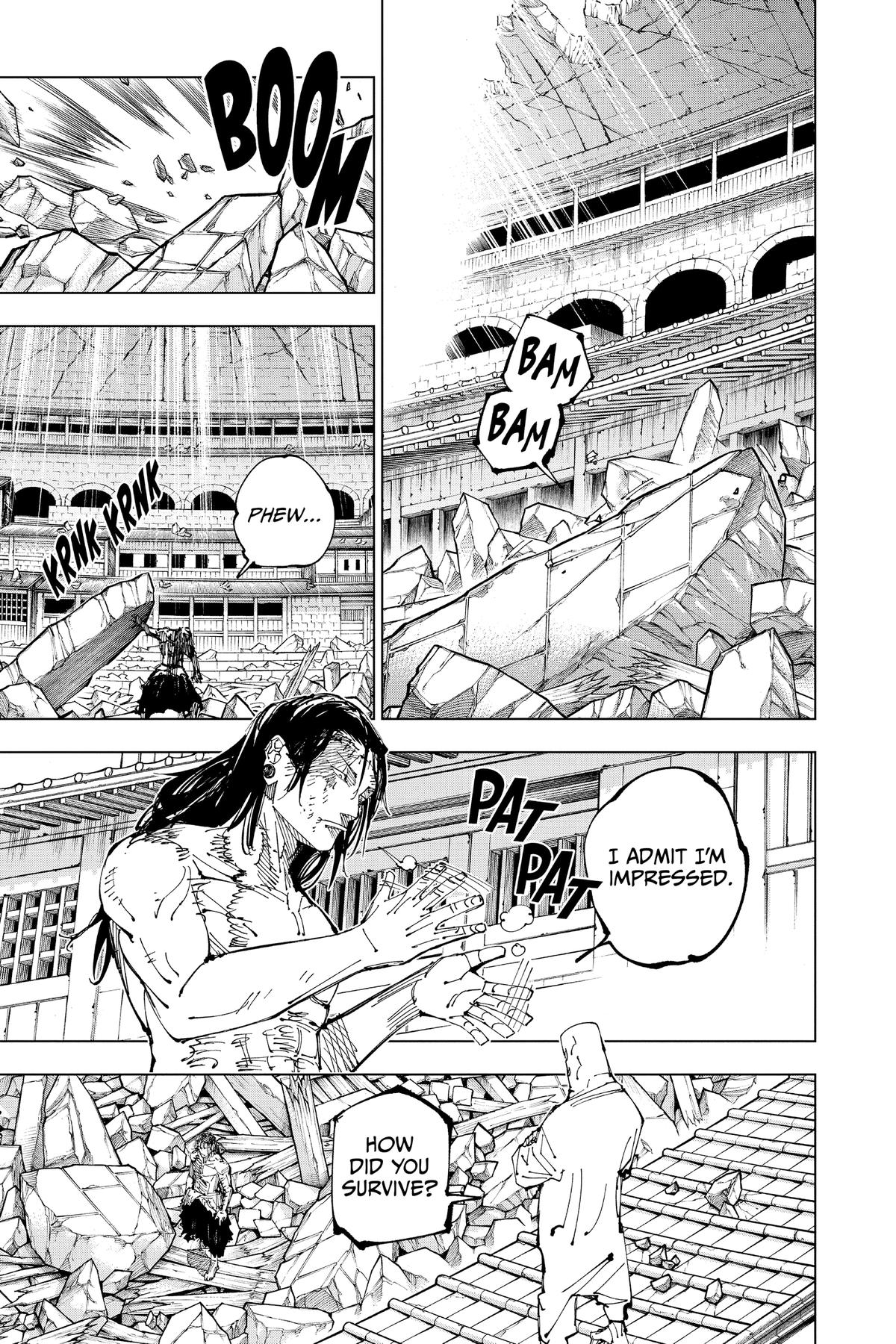 Jujutsu Kaisen Manga Chapter 208 page 16 - Stars and Oil, Part 4